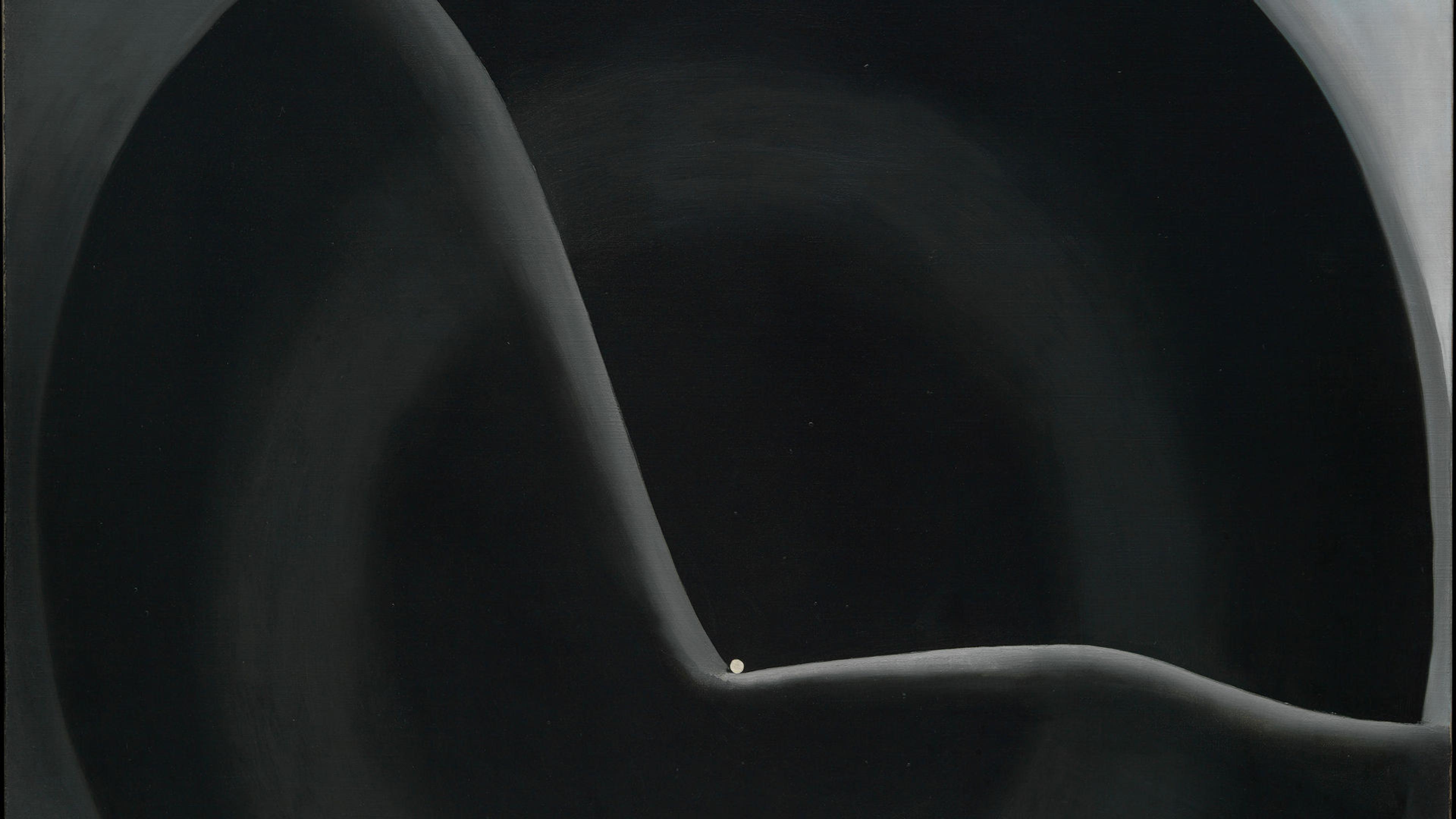 Black Abstraction, Georgia O'Keeffe (American, Sun Prairie, Wisconsin 1887-1986 Santa Fe, New Mexico), Oil on canvas