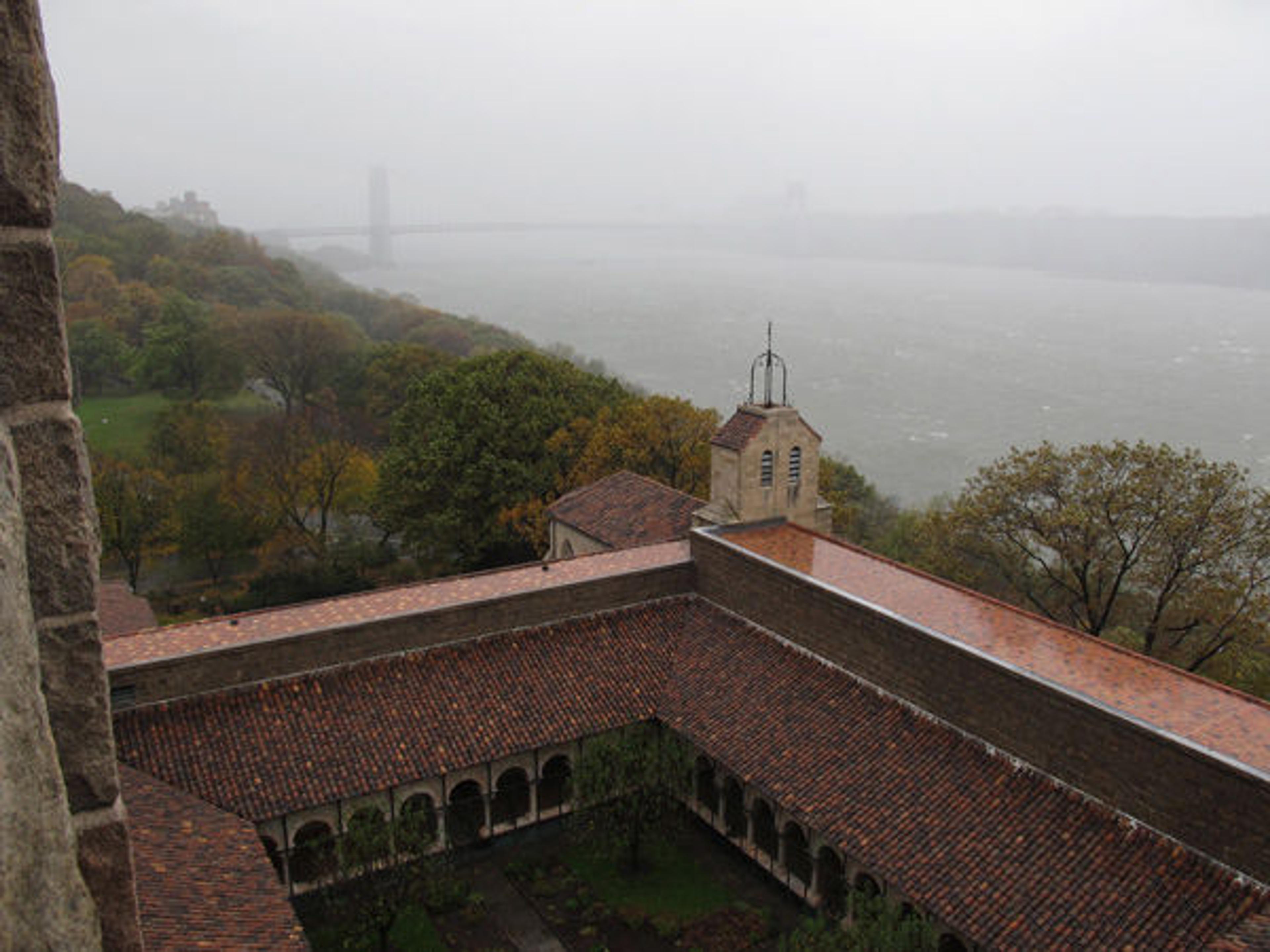 Superstorm Sandy as viewed from The Cloisters' tower