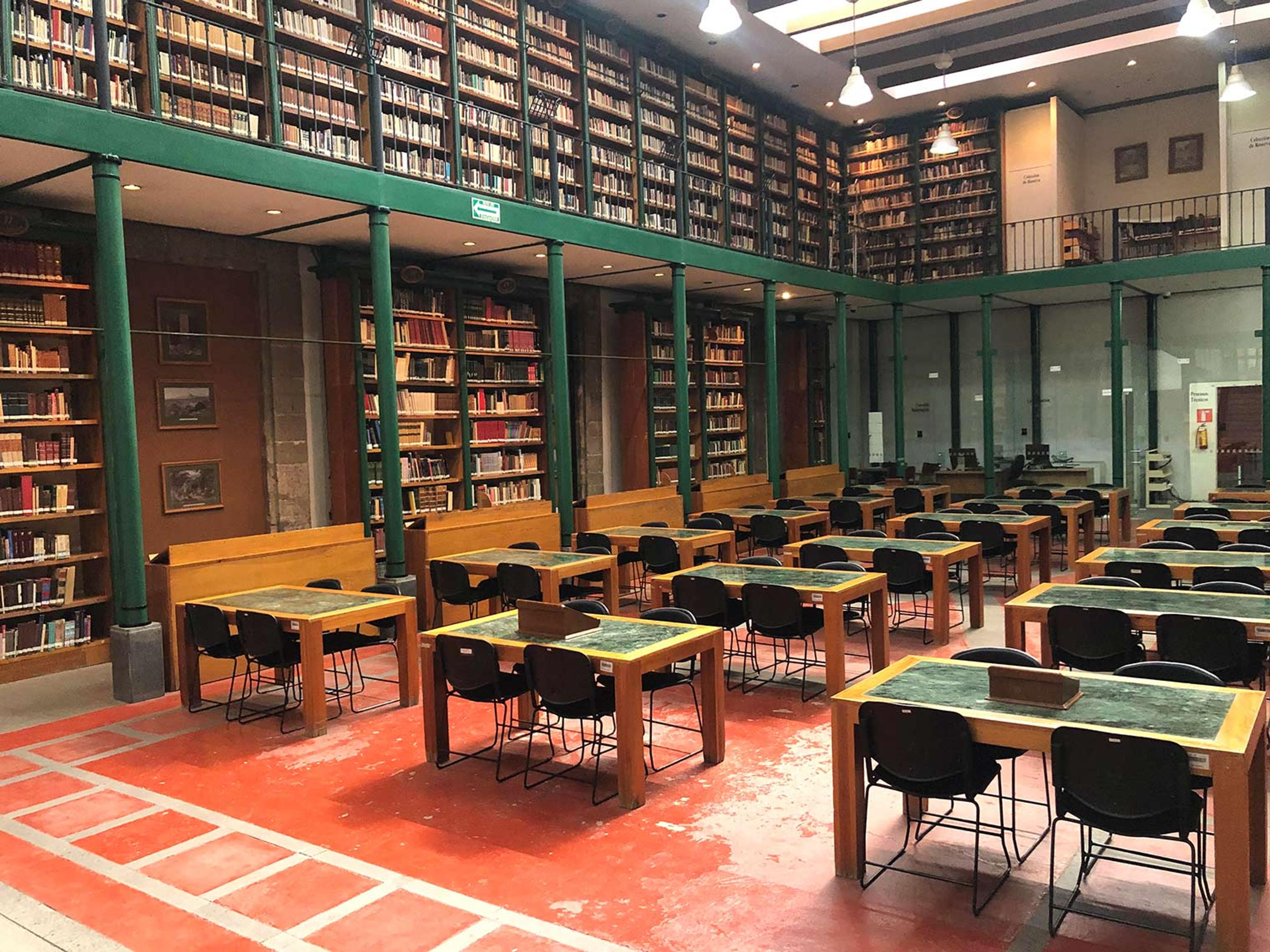 Reading room interior