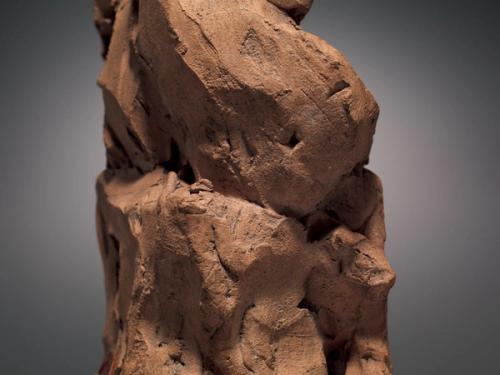 Image for This small clay figure expresses an artist's emotional family story