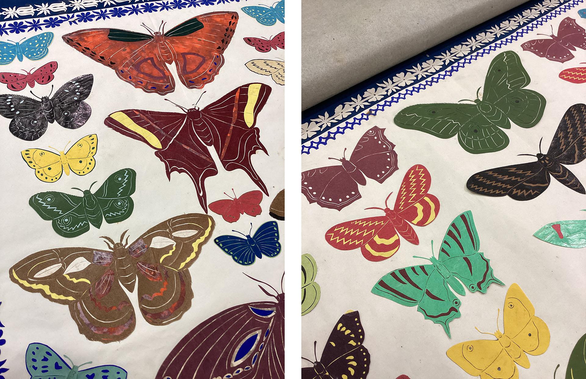 Colorful butterflies