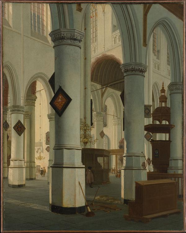 Cover Image for 5241. Emanuel De Witte, Interior of the Oude Kerk, Delft