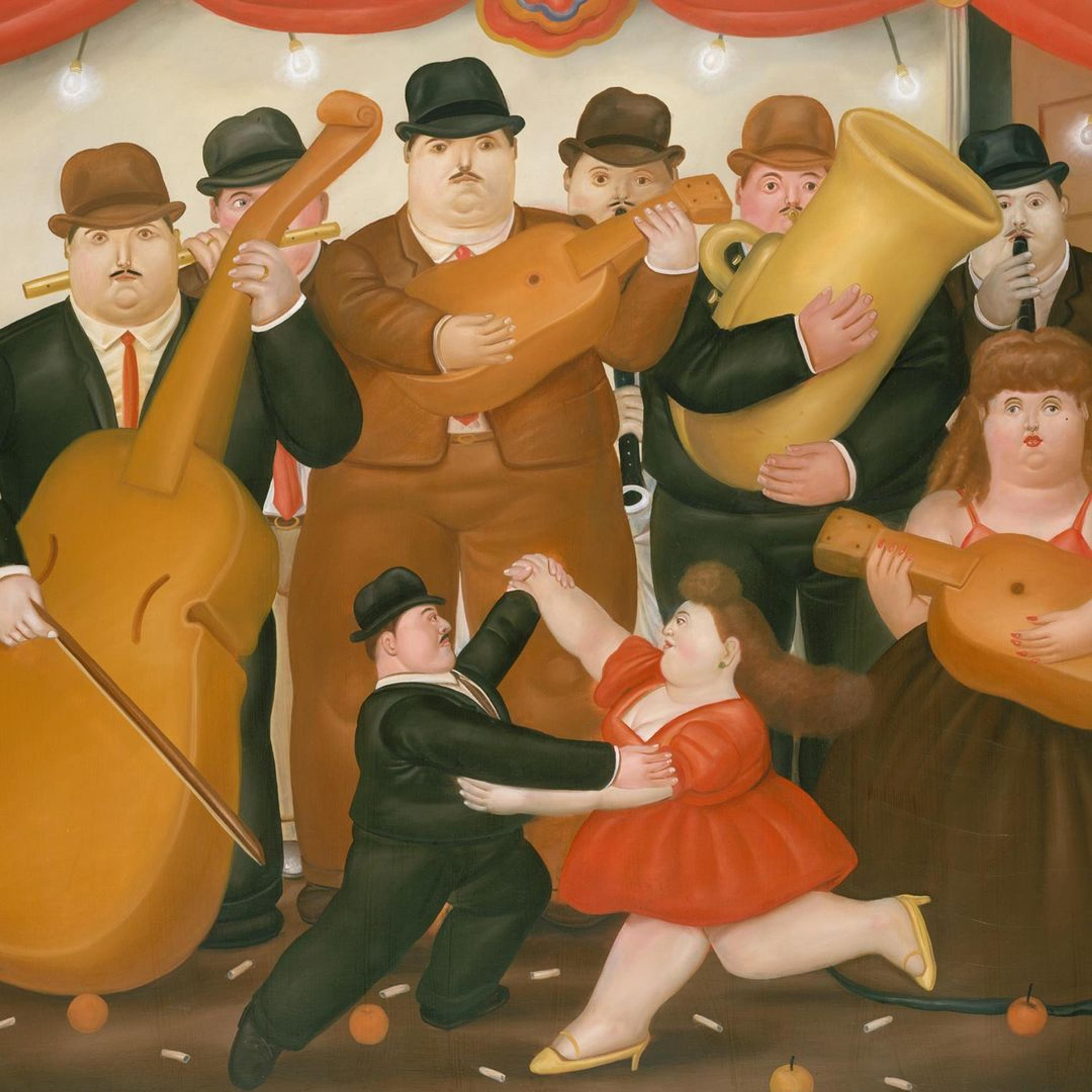 Two golden earrings shaped like upside down half-moons