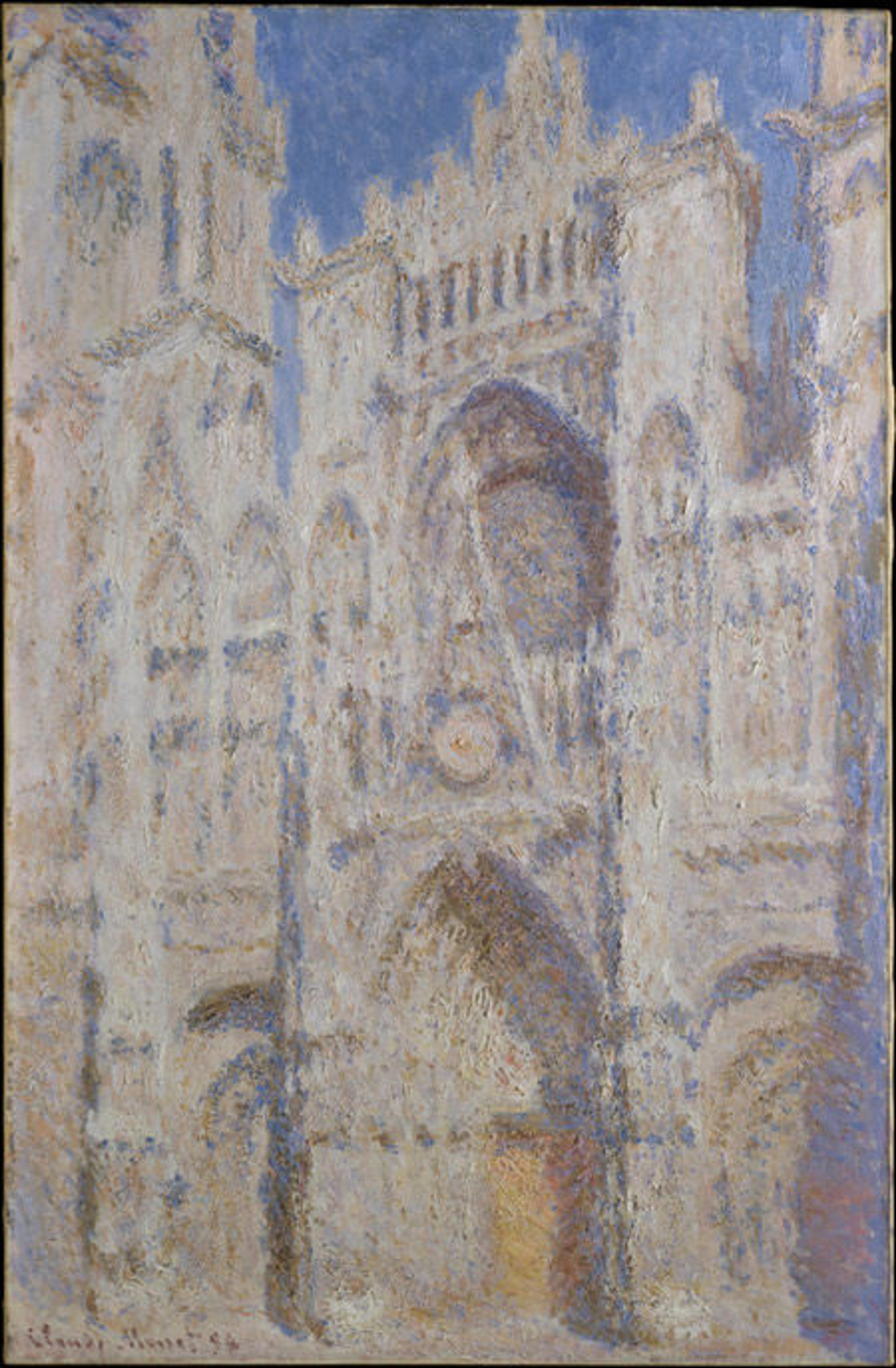 Claude Monet (French, 1840–1926) | Rouen Cathedral: The Portal (Sunlight) | 30.95.250