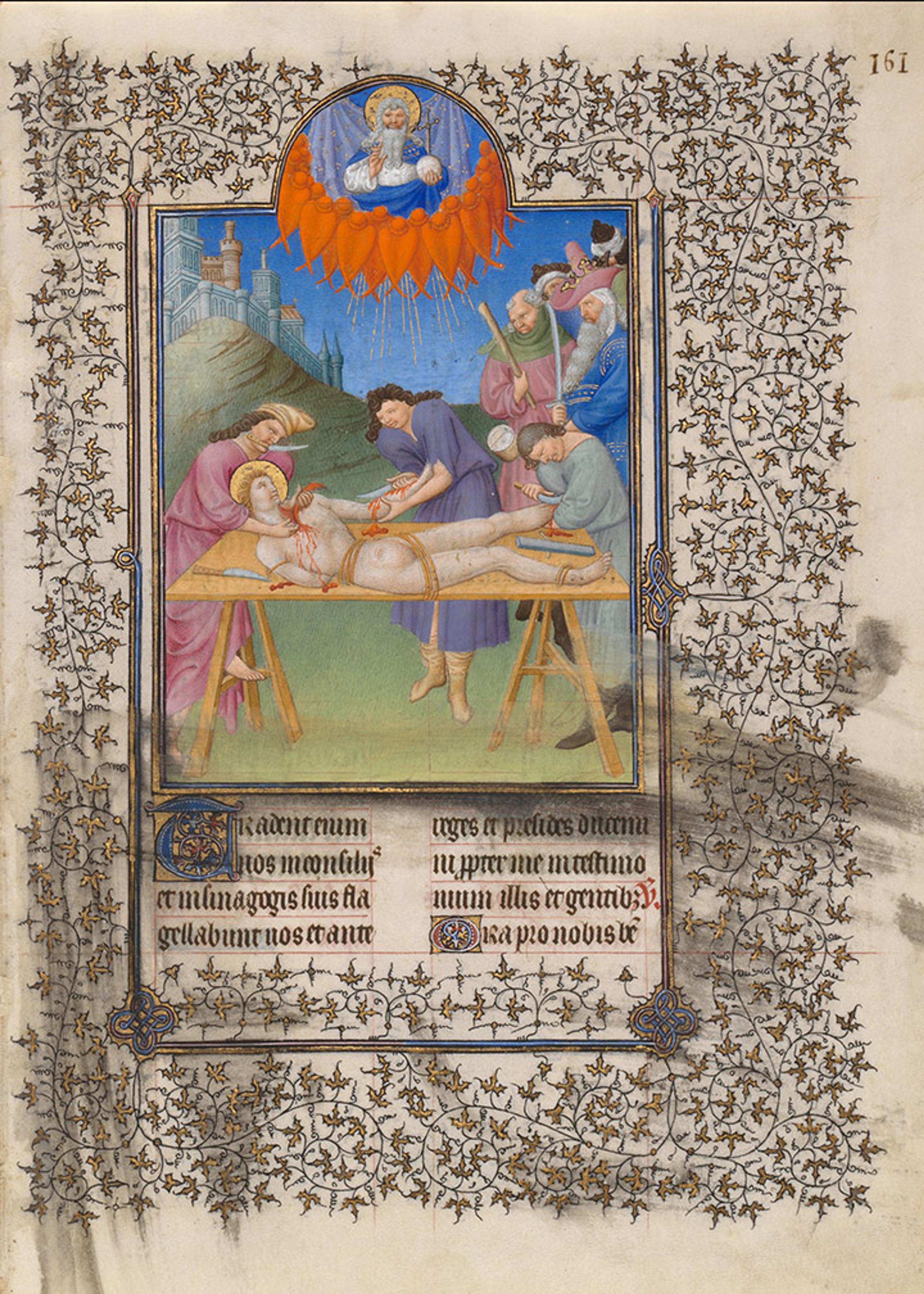 Martyrdom of Saint Bartholomew in the Belles Heures