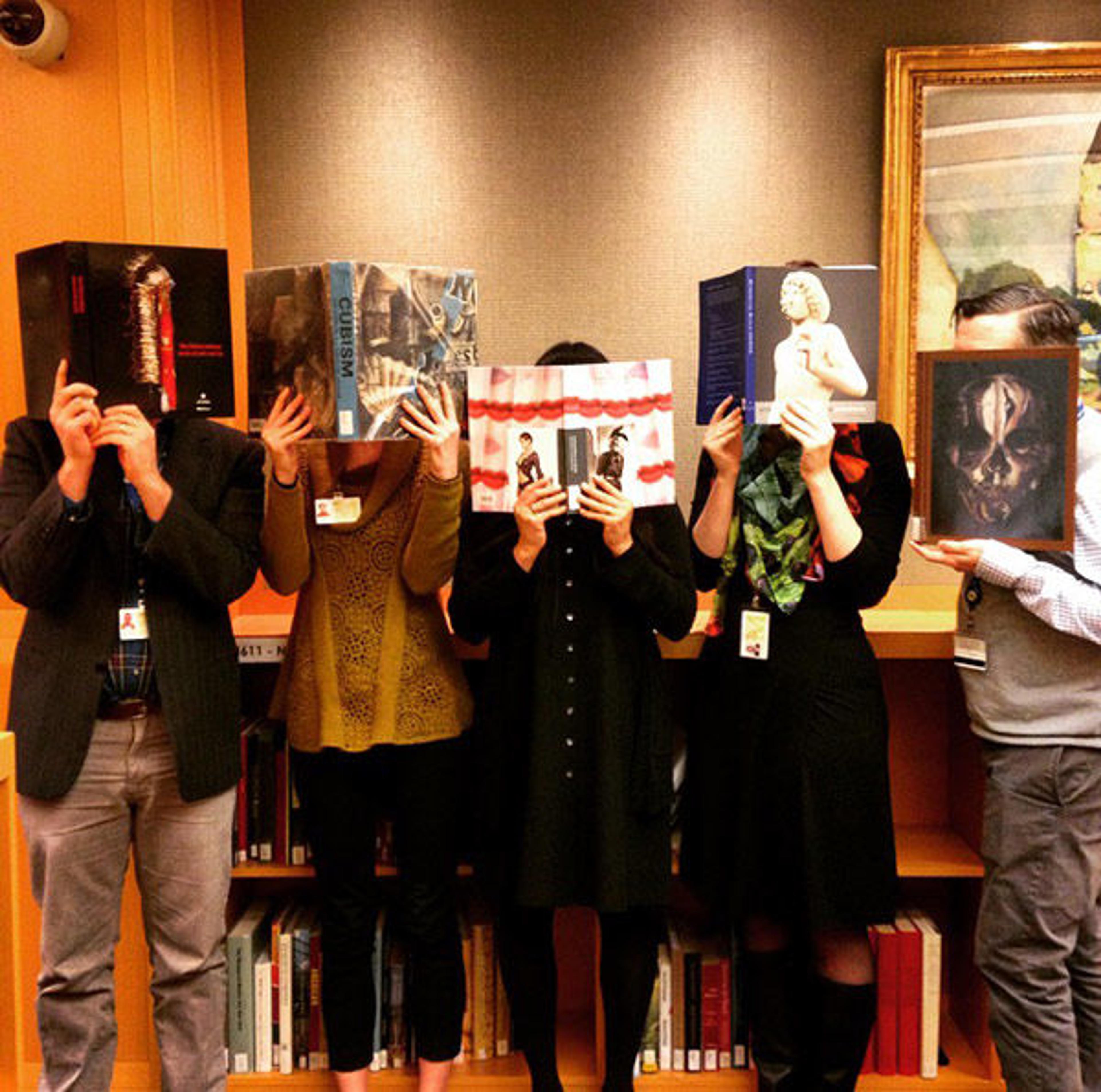 Watson library social media team