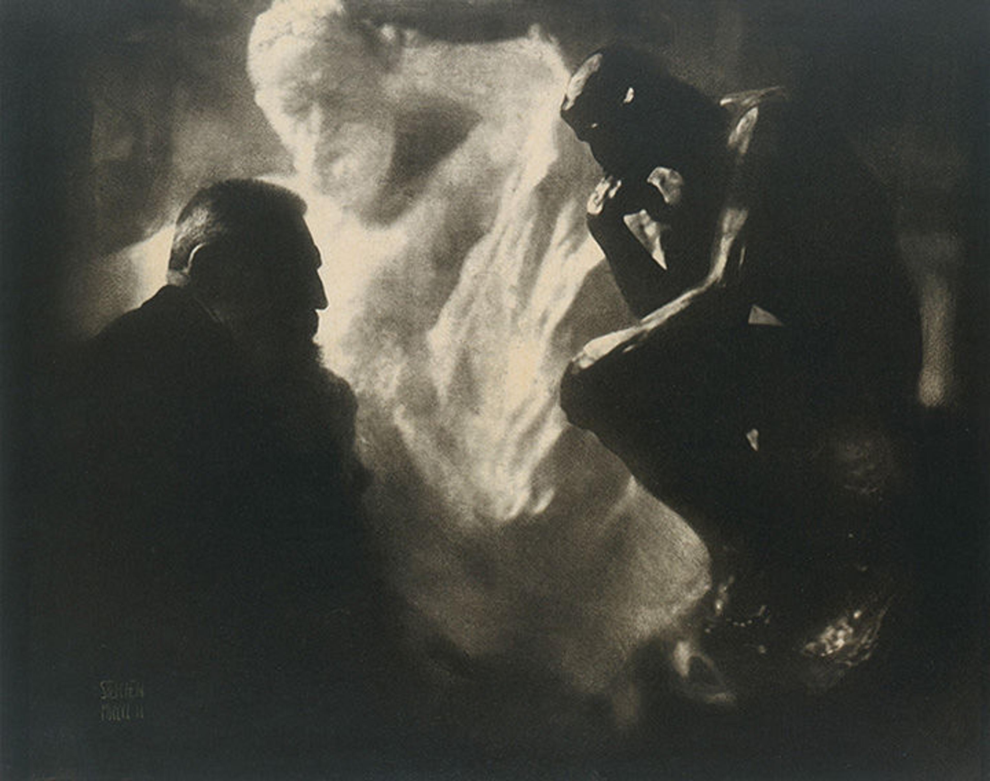 Edward Steichen photograph of Auguste Rodin