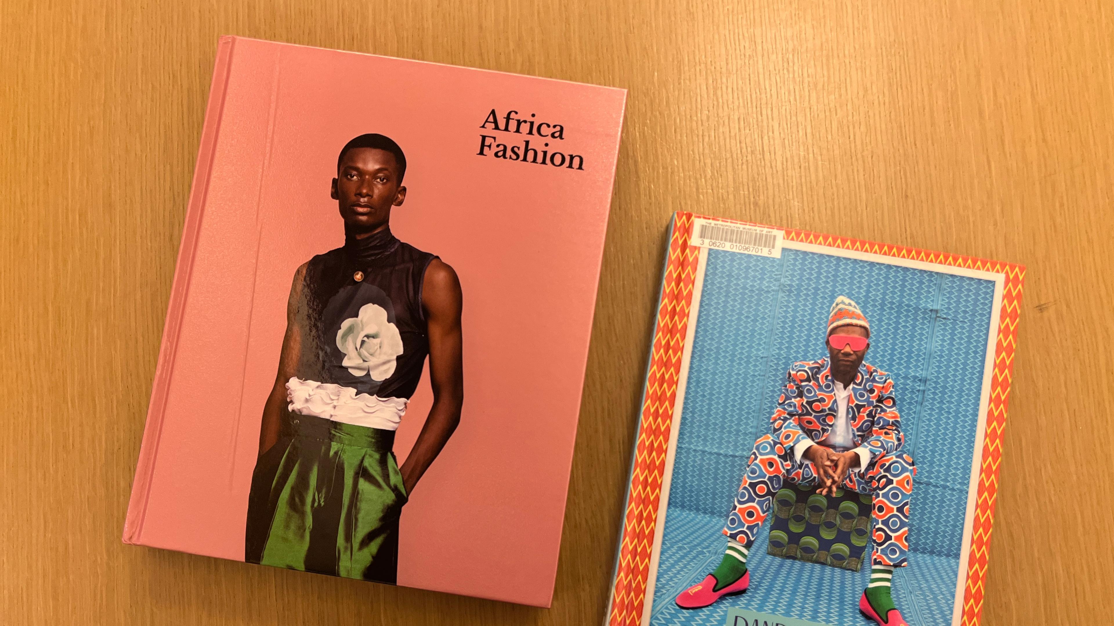 Colorful covers of two books