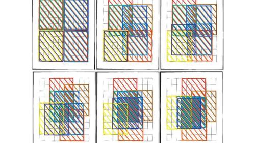 Image for Conserving Dóra Maurer’s Displacements, A Series of Six Gouache Paintings On Paper