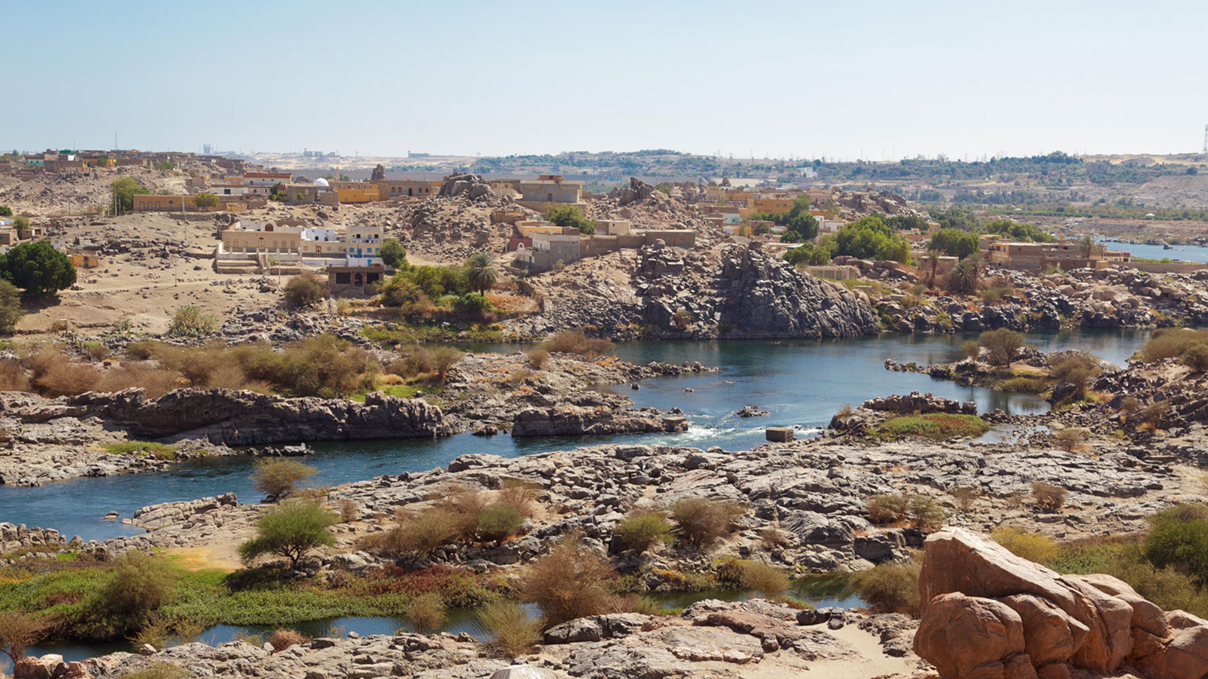 The First Cataract at Aswan in Lower Nubia (modern Egypt). Photo by Gustavo Camps