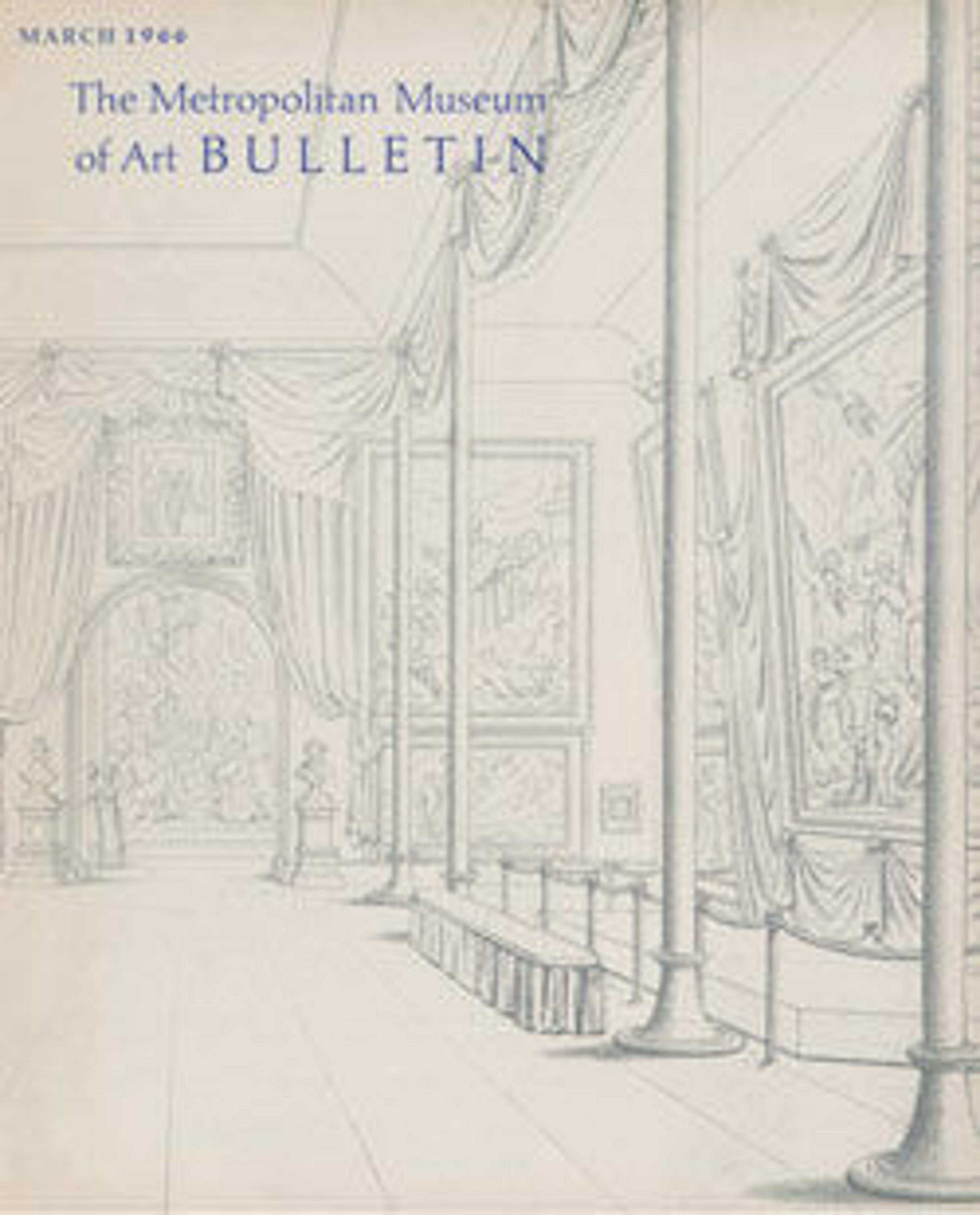 The Metropolitan Museum of Art Bulletin, v. 24, no. 7 (March, 1966)