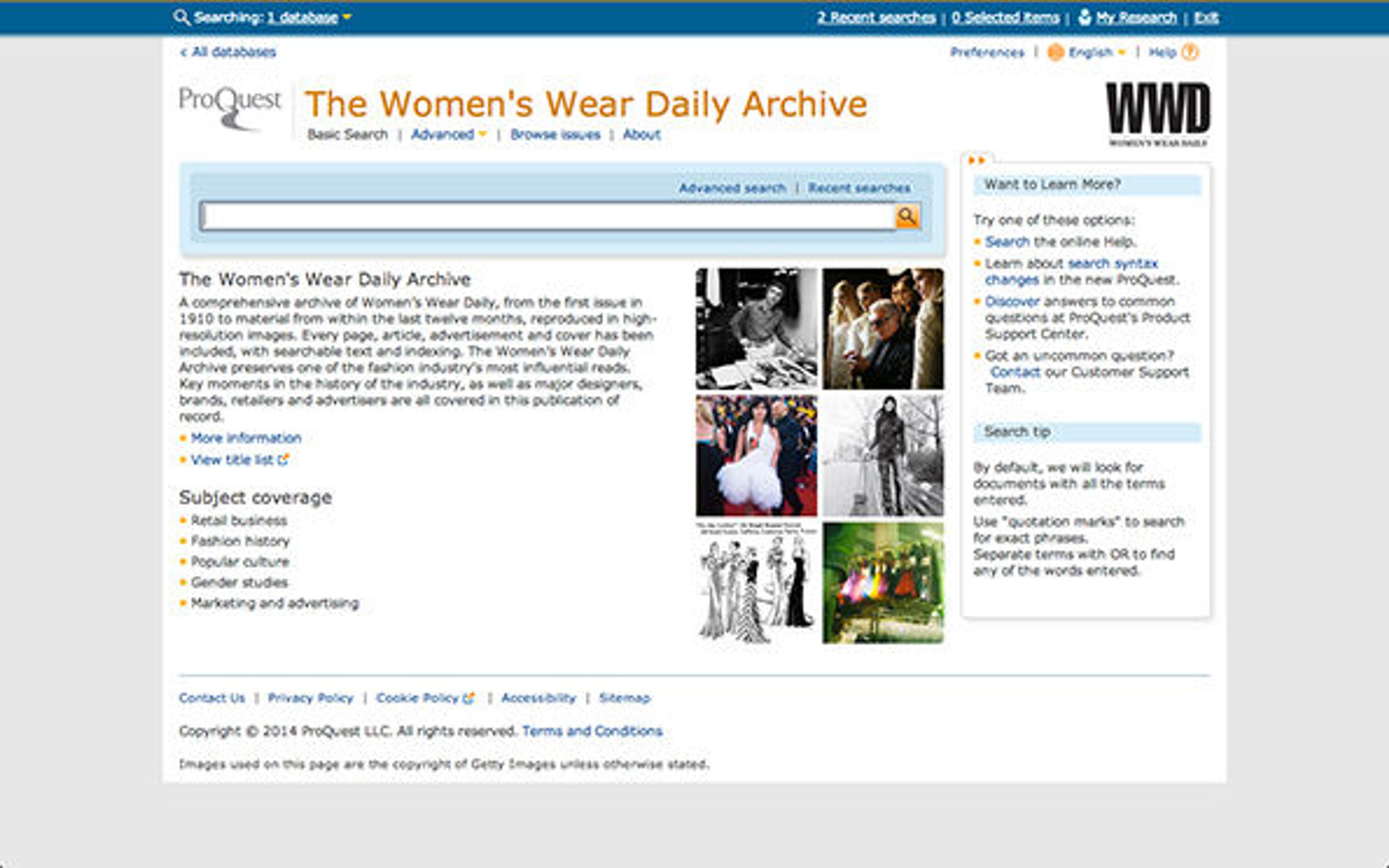 Women’s Wear Daily Archive