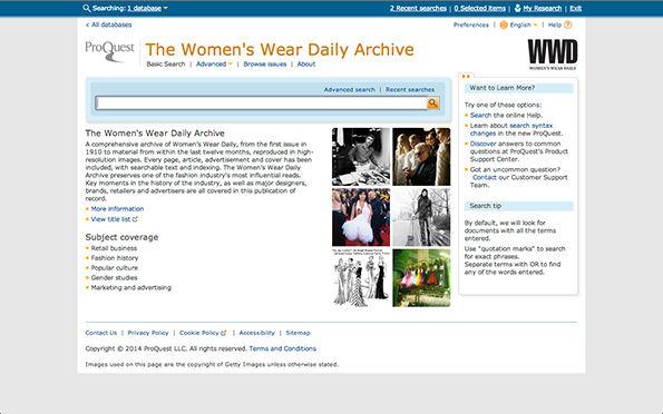 Women’s Wear Daily Archive
