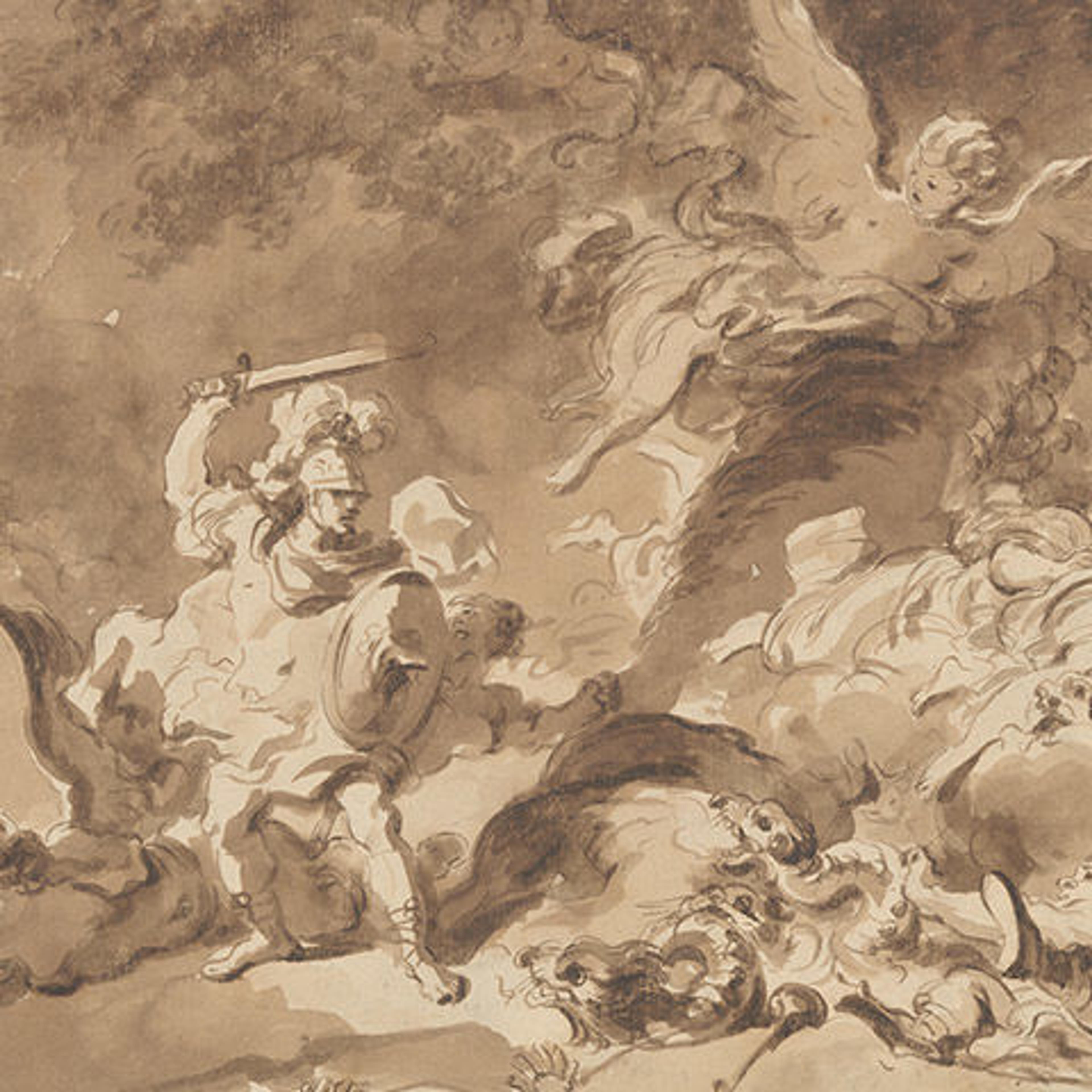 Jean Honoré Fragonard (French, 1732–1806) | Rinaldo in the Enchanted Forest, ca.1763 | 2009.236