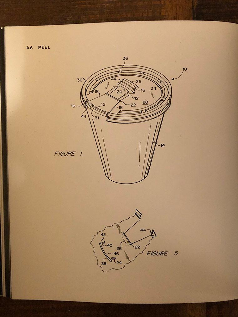 Diagram of a coffee cup