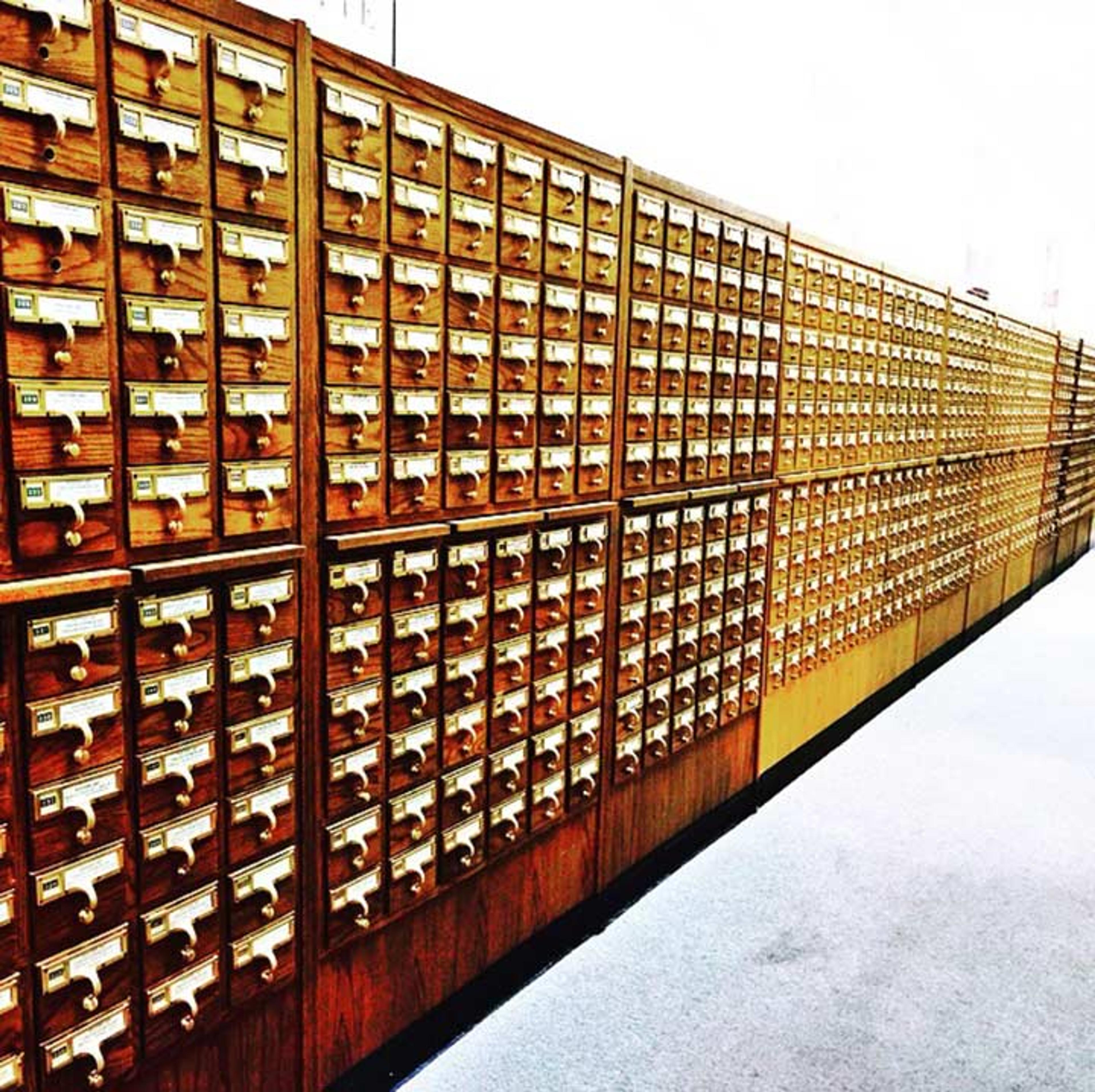 Card catalogs