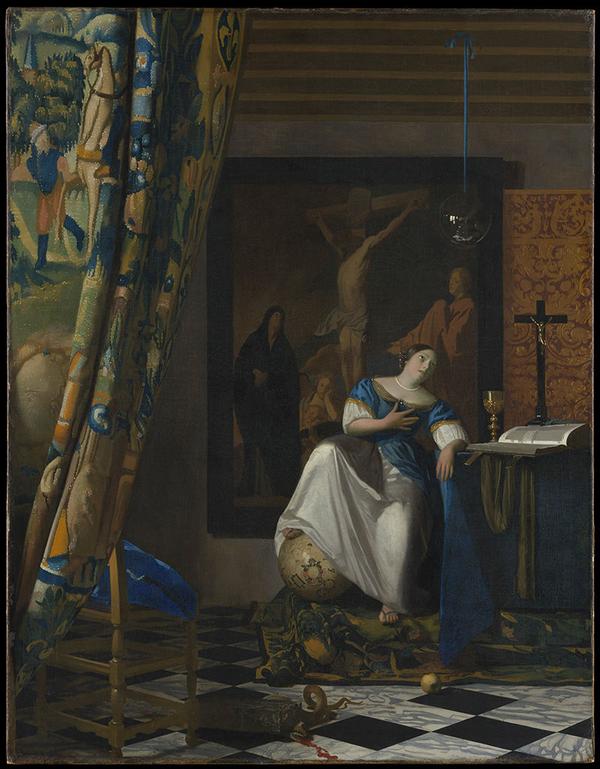 Cover Image for 5242. Johannes Vermeer, Allegory of the Catholic Faith