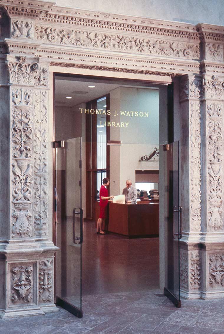 Entrance to Watson Library