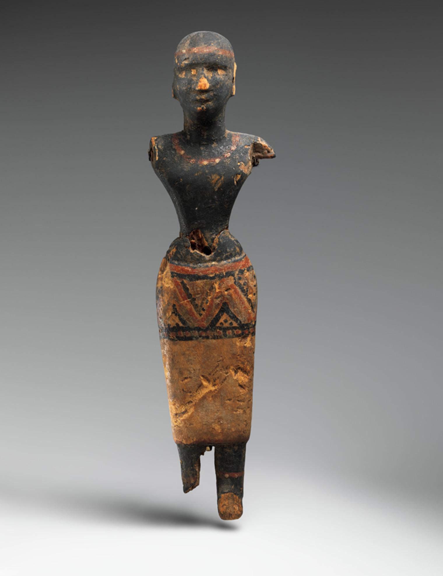 Figure of a woman of Nubian descent who may have served as an attendant to a royal woman or Hathor priest