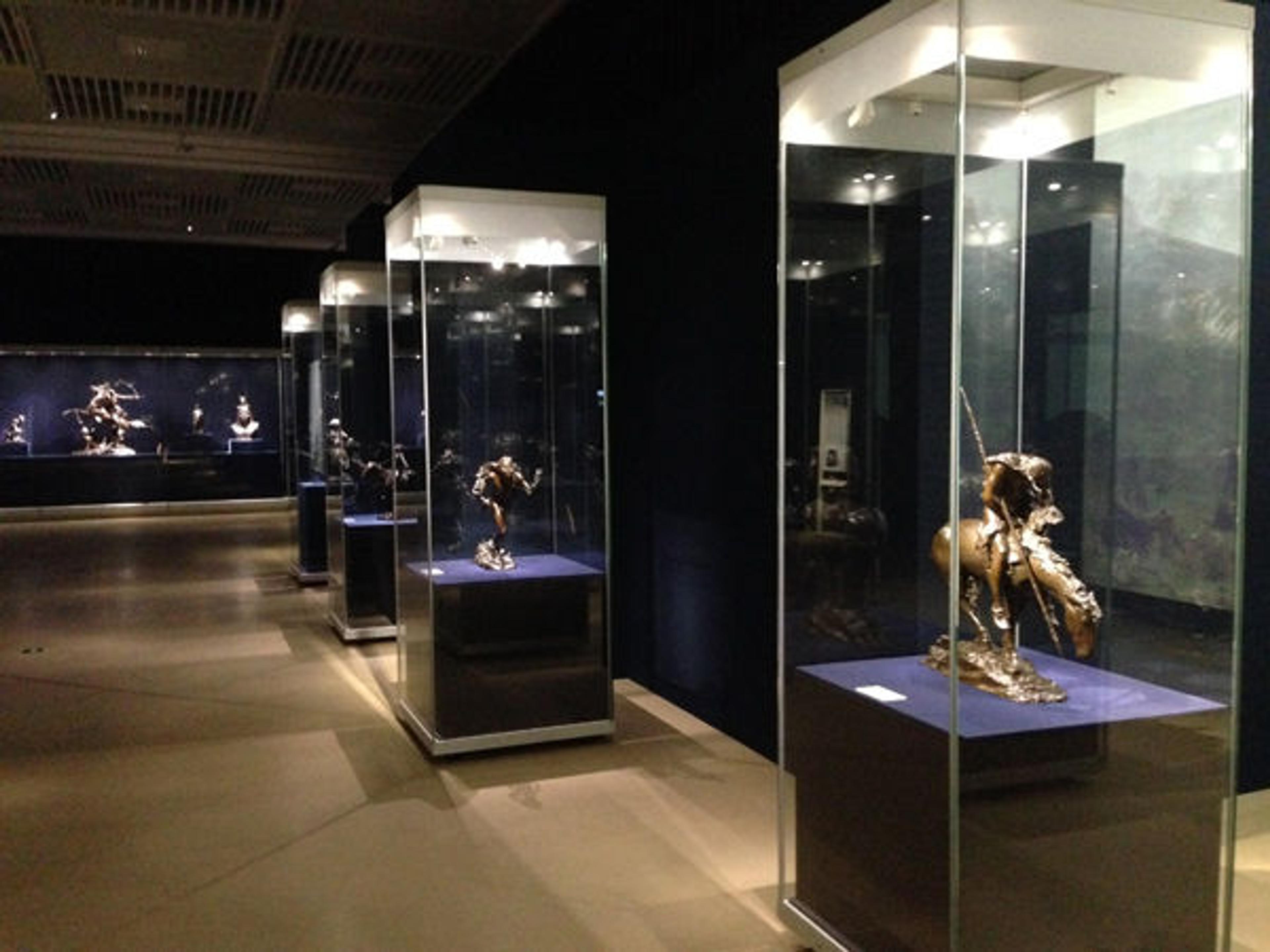 Installation view of The American West in Bronze, 1850–1925, Nanjing Museum