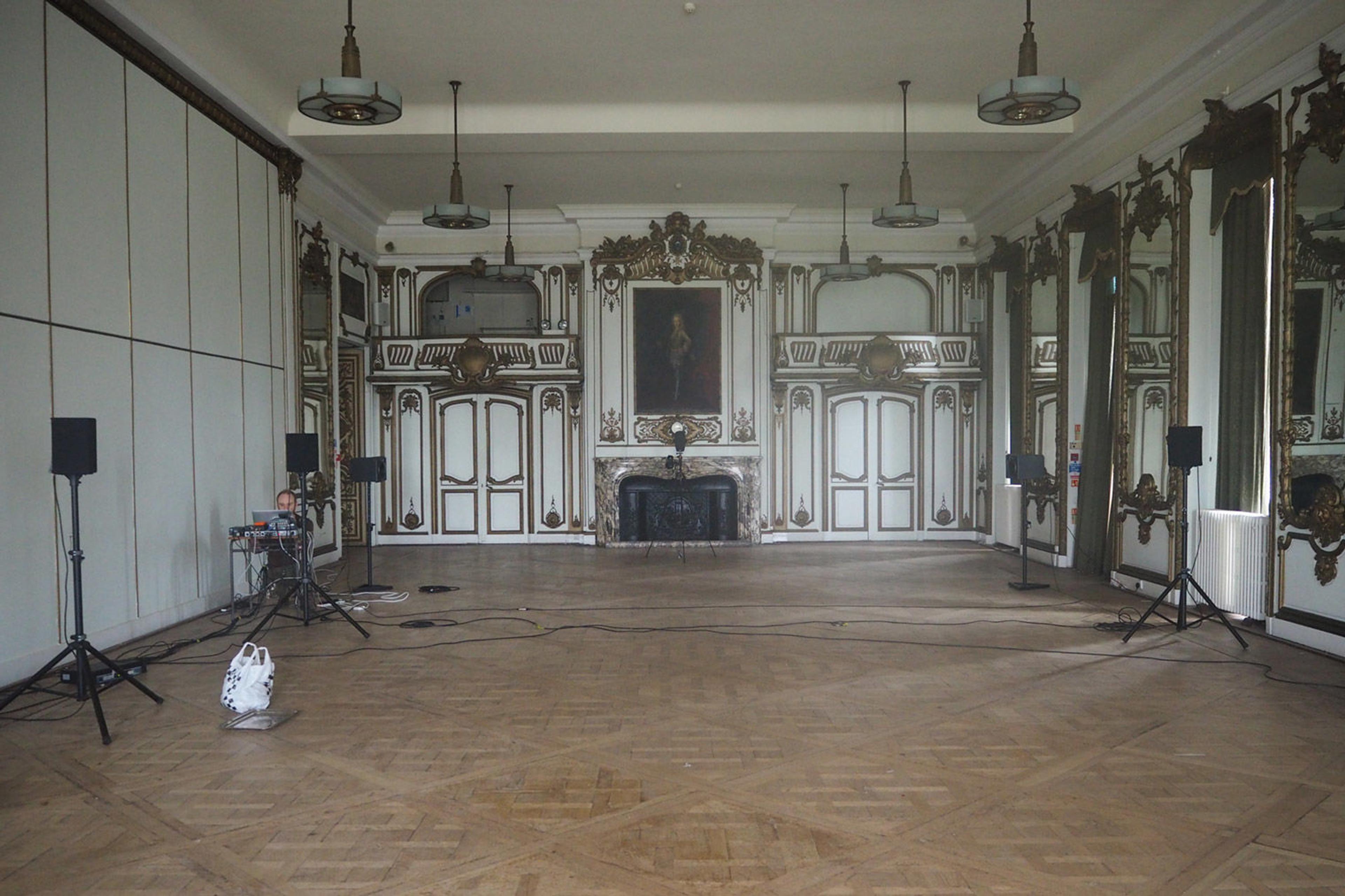 Our production features sound captured through a variety of different binaural recording methods, including worldizing in Oldway's Hall of Mirrors. When you listen to the "Overseas Embassies" soundscape, notice how you are guided in and out of conversations depending how close the binaural head was to a particular loudspeaker. Photo by Daniel Marcus Clark