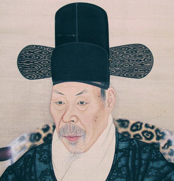 Detail view of Yun Dongseom