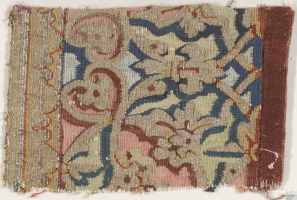 Tapestry fragment, 16th century.