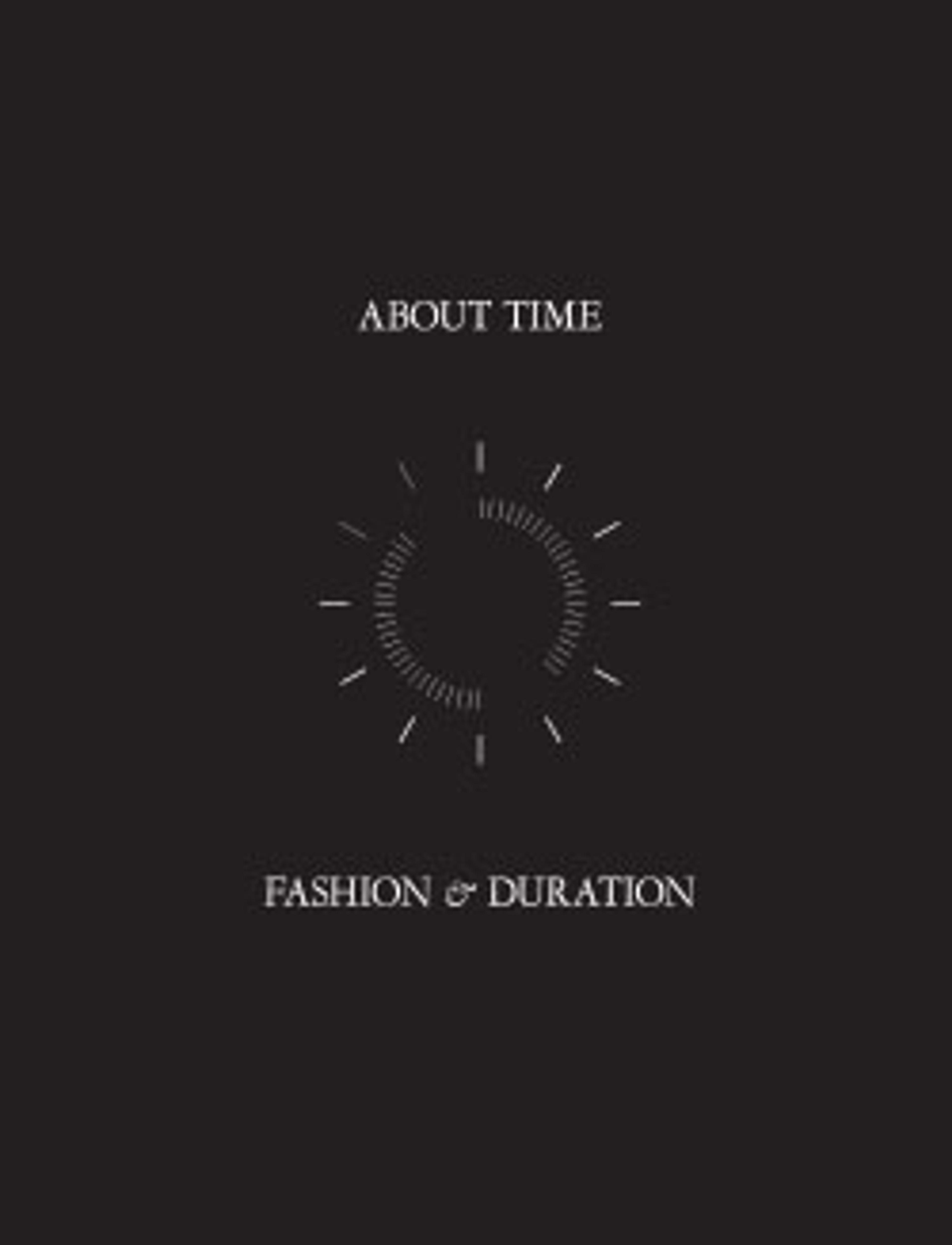 About Time: Fashion and Duration