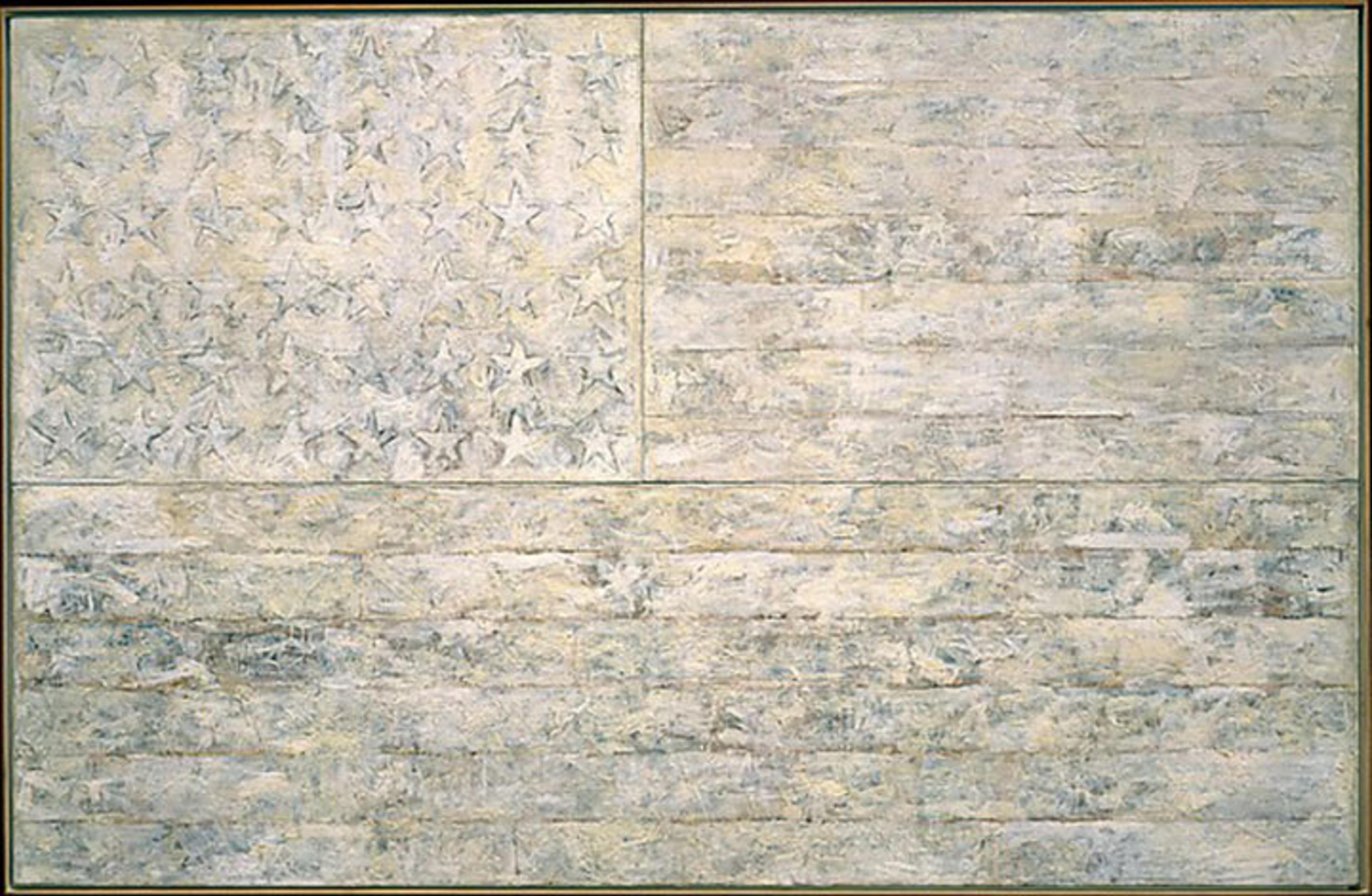 Jasper Johns, White Flag