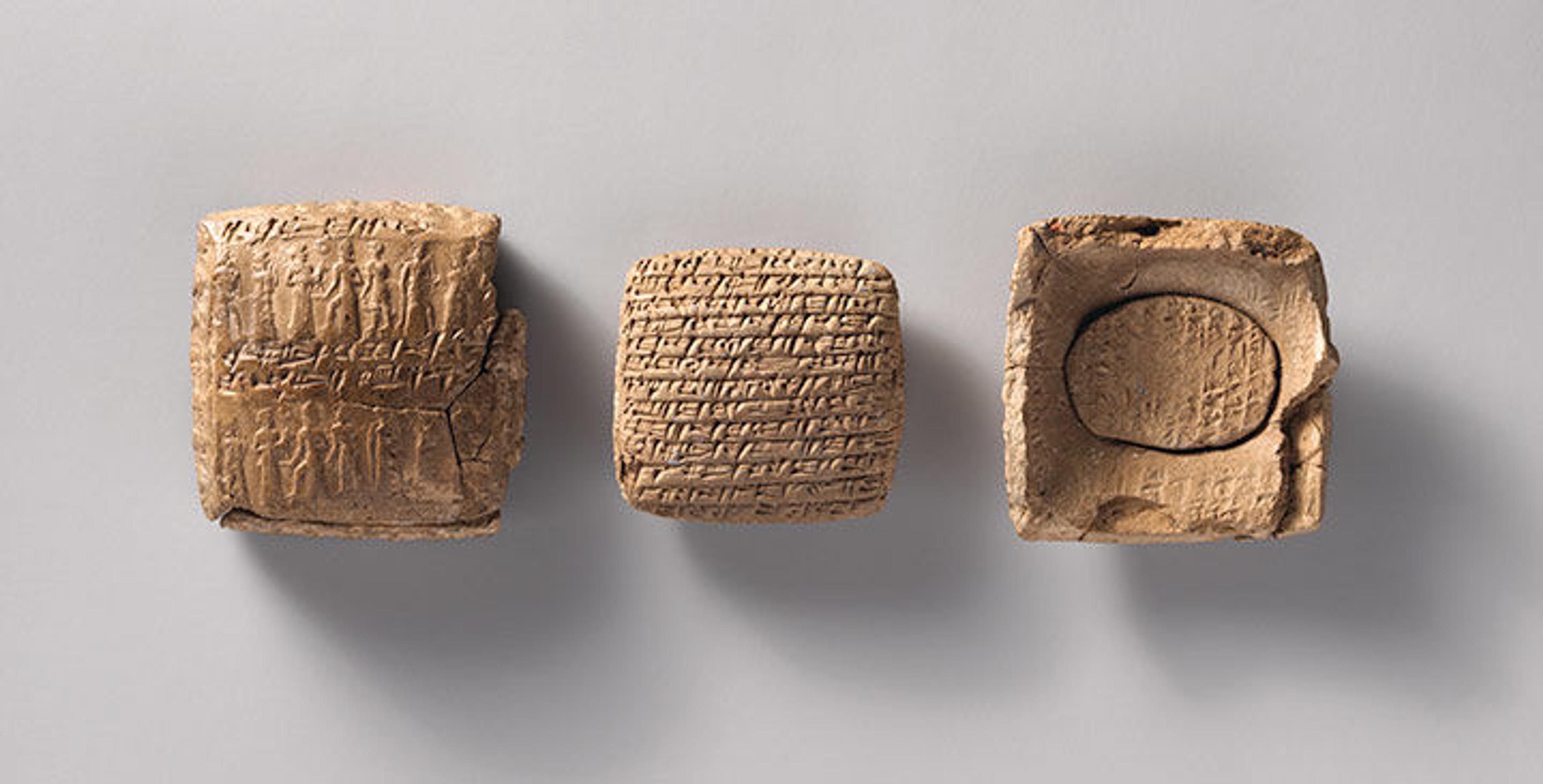 These cuneiform tablets are a letter from an Assyrian merchant to his Anatolian wife