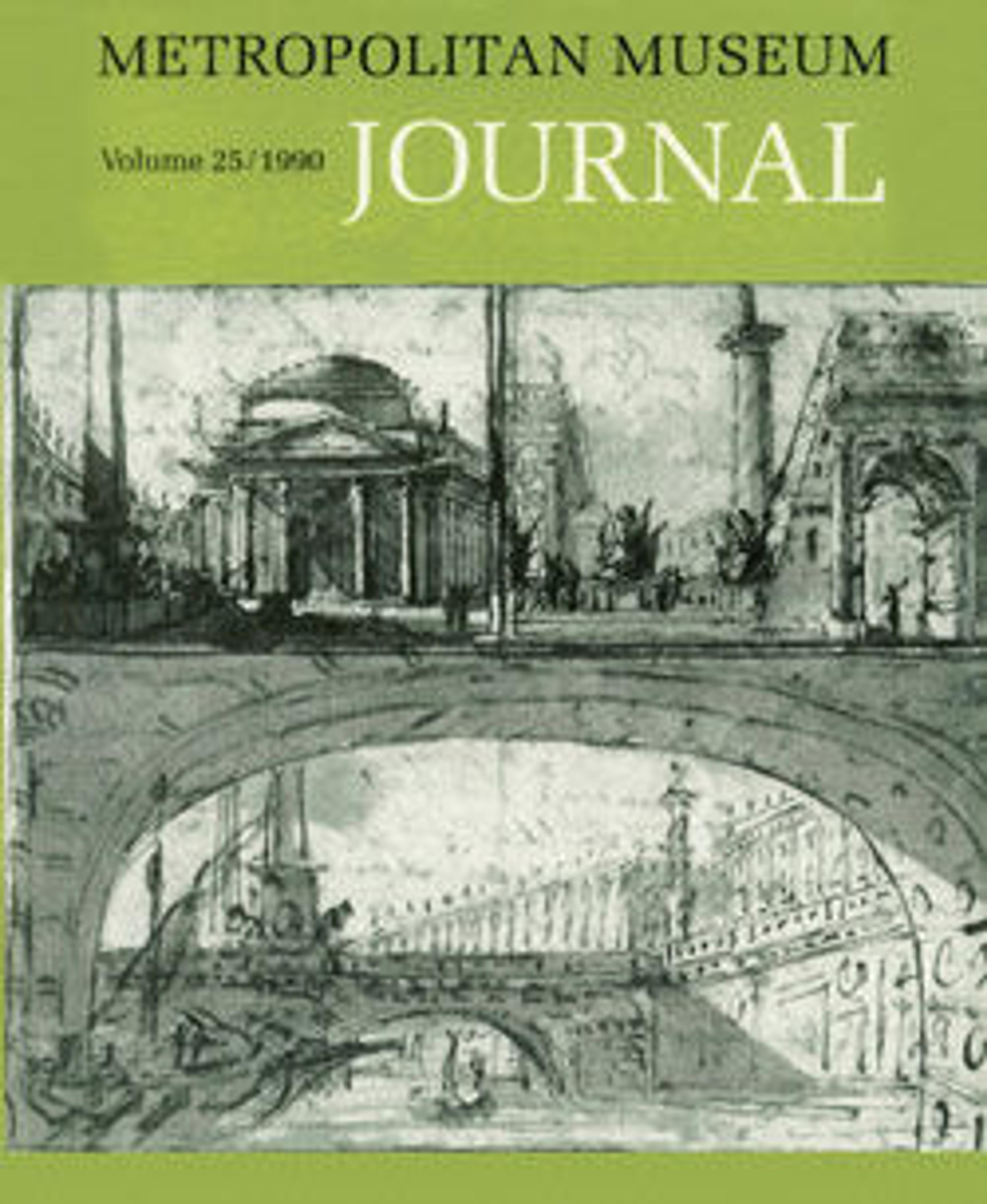 The Metropolitan Museum Journal, v. 25 (1990)