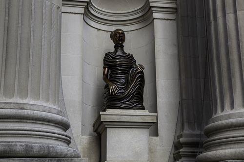 Wangechi Mutu’s The NewOnes, will free Us, The Seated III