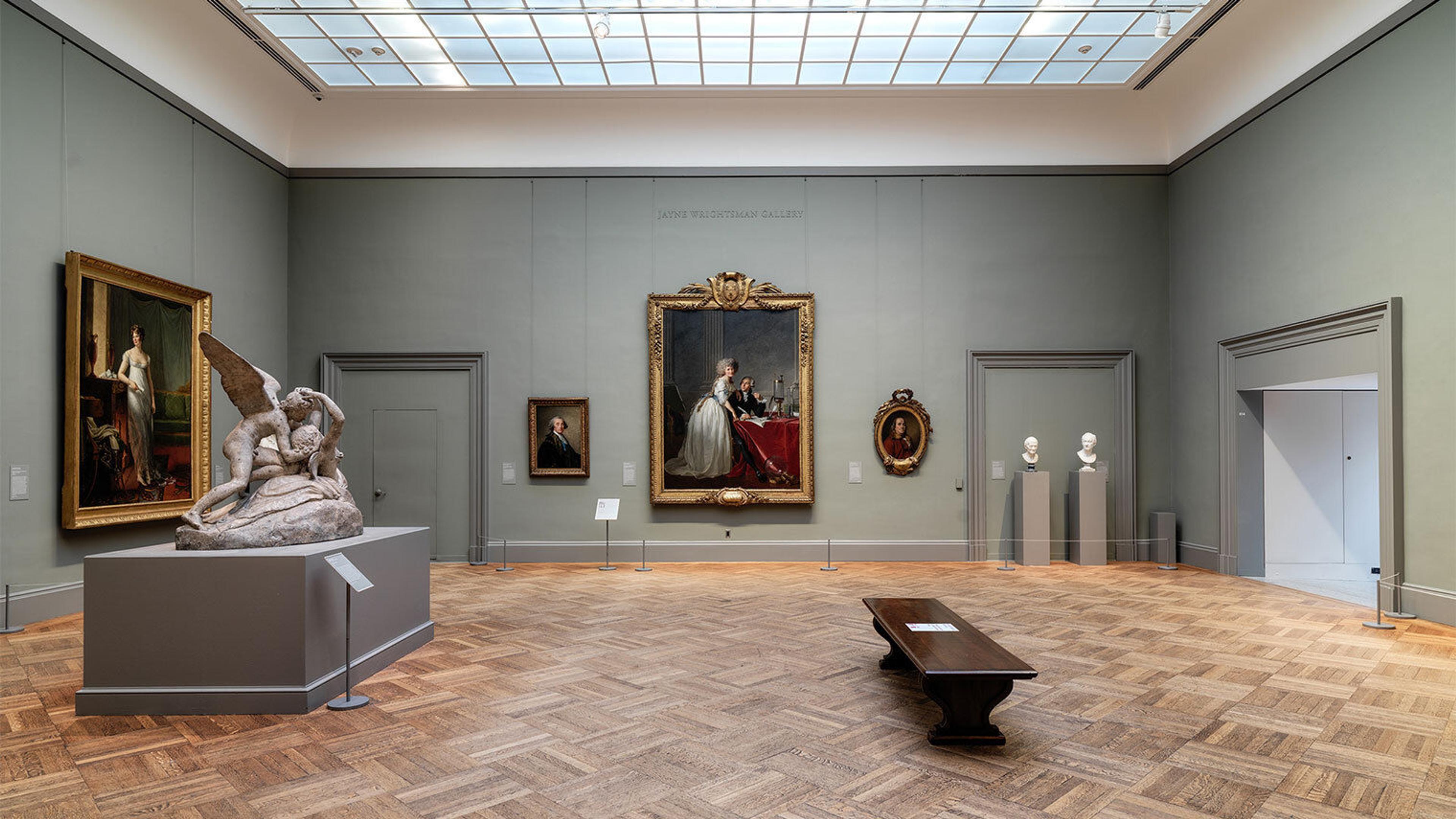 The newly reinstalled galleries include sculpture among the paintings