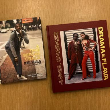 Two covers of Jamel Shabazz books