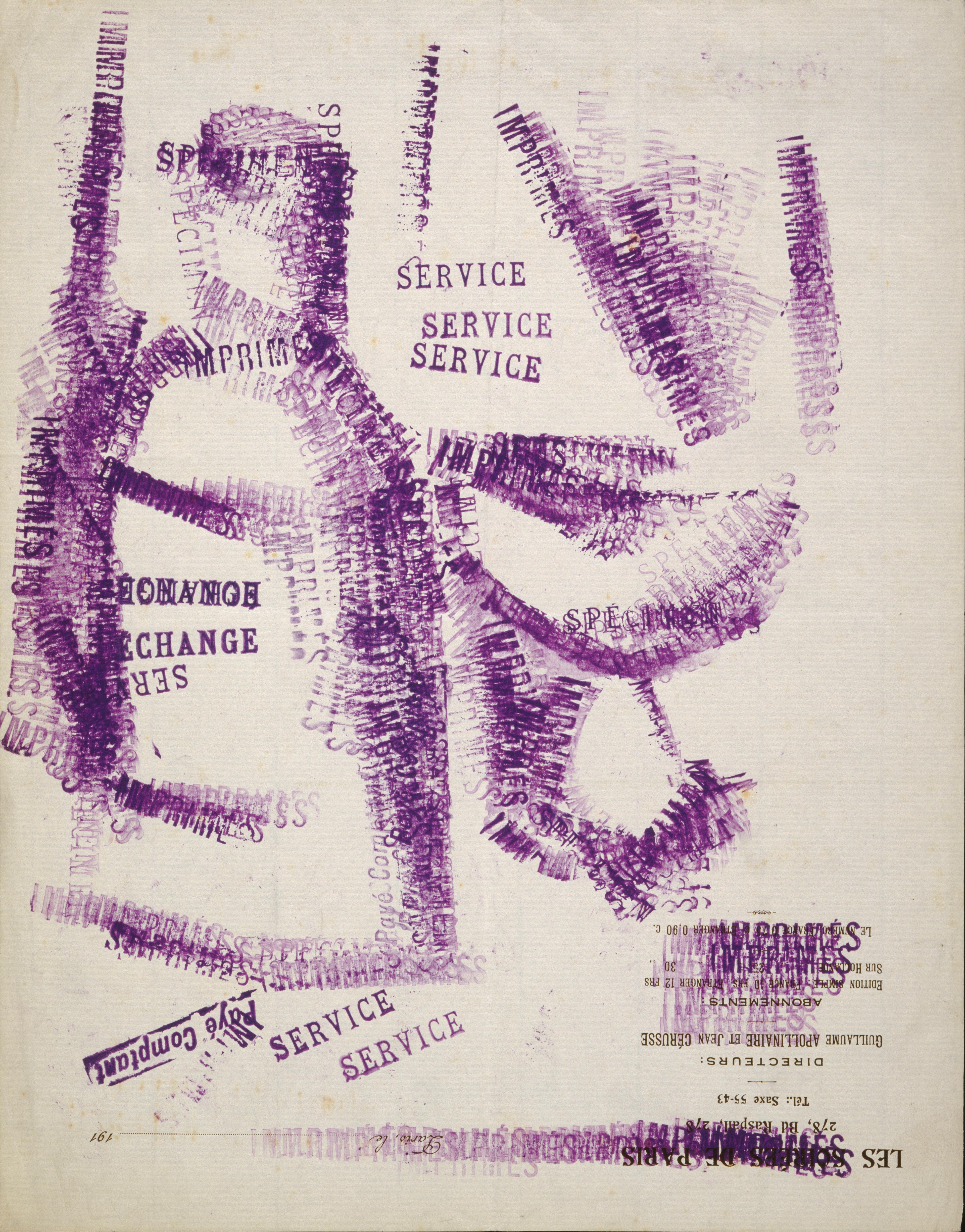 Image of Fernand Léger, Untitled, 1914, colored ink, Height: 27.9, width: 21.6 cm. AM 1986-81.