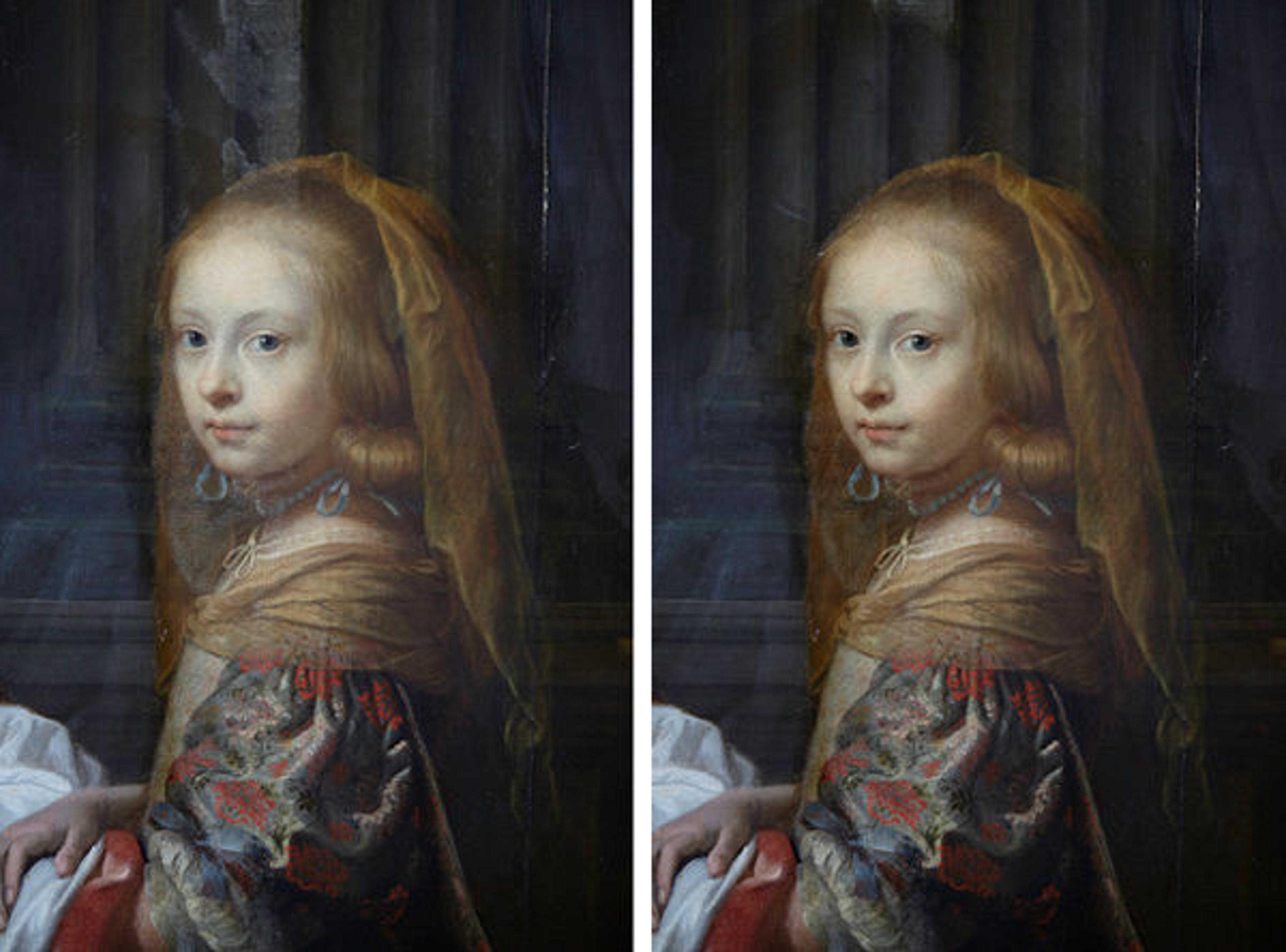 Two images of Anna Maria