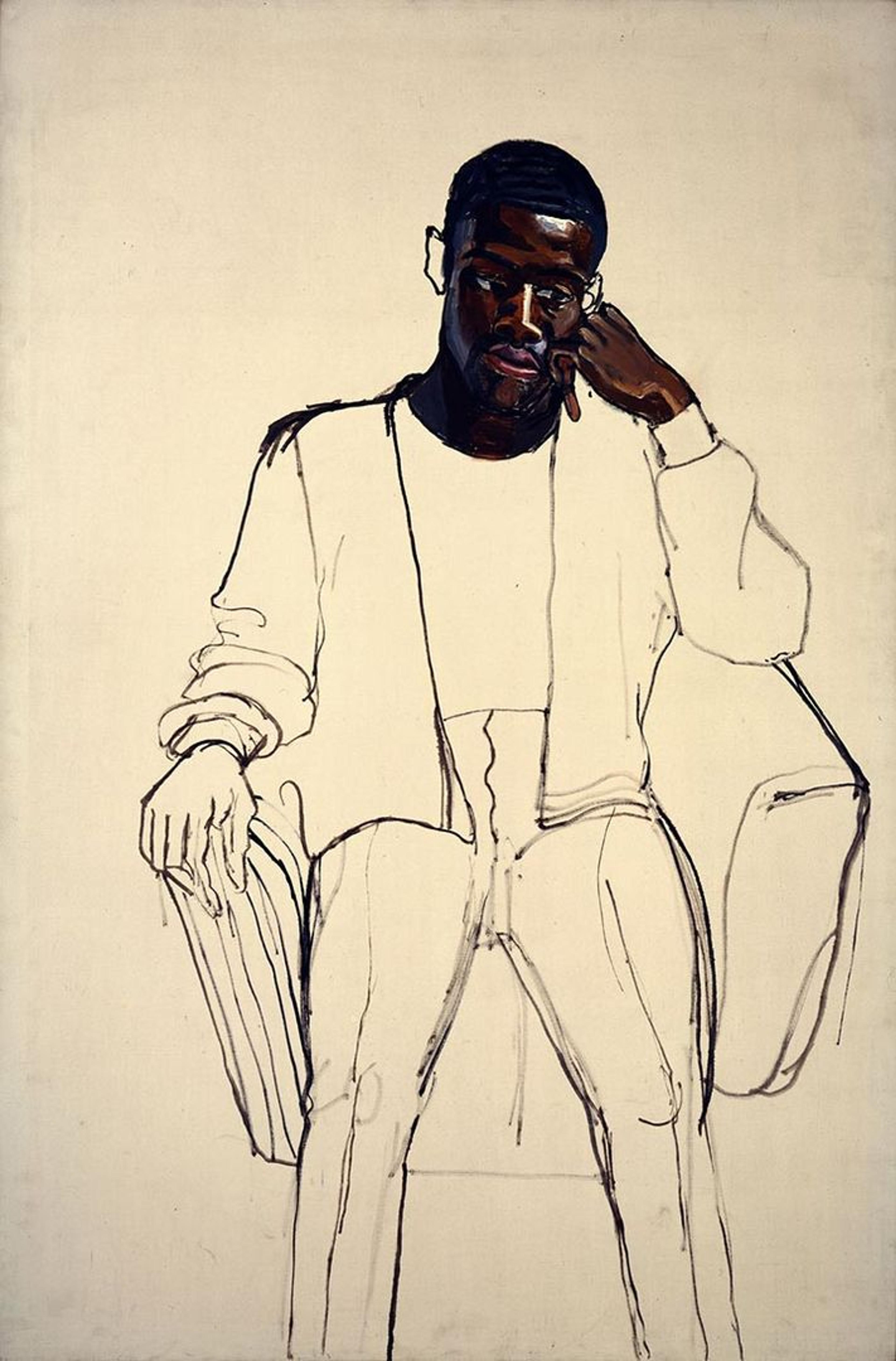 Alice Neel, James Hunter Black Draftee