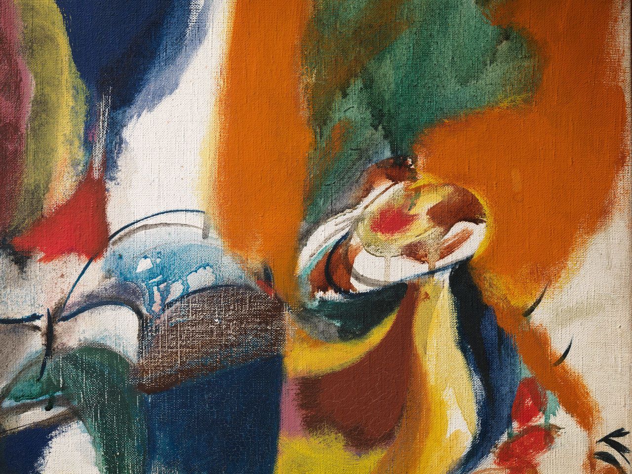 Deciphering the language of paint in Arshile Gorky's Water of the