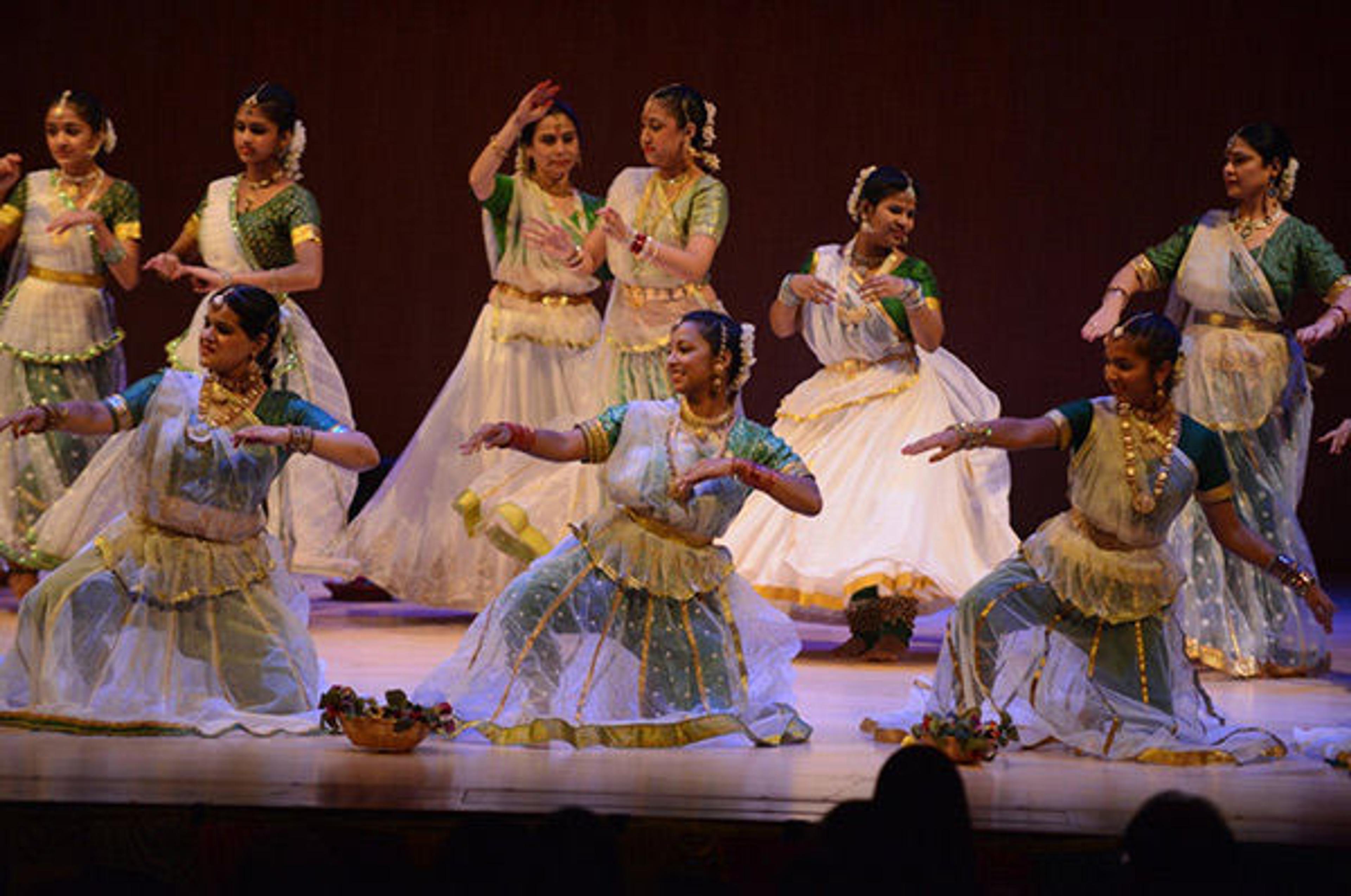 Diwali dance performance in Grace Rainey Rogers Auditorium