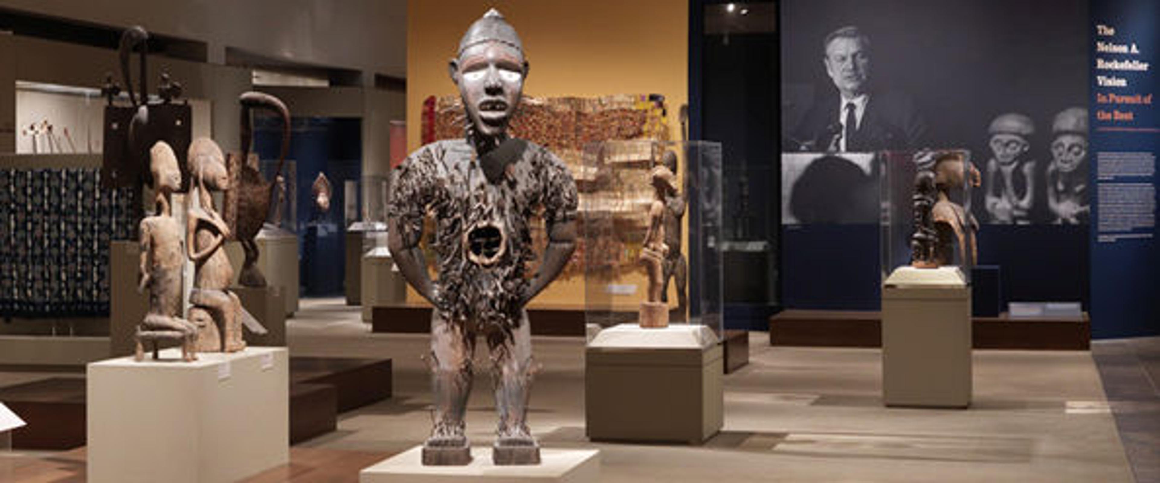 The Nelson A. Rockefeller Vision: In Pursuit of the Best in the Arts of Africa, Oceania, and the Americas; gallery view