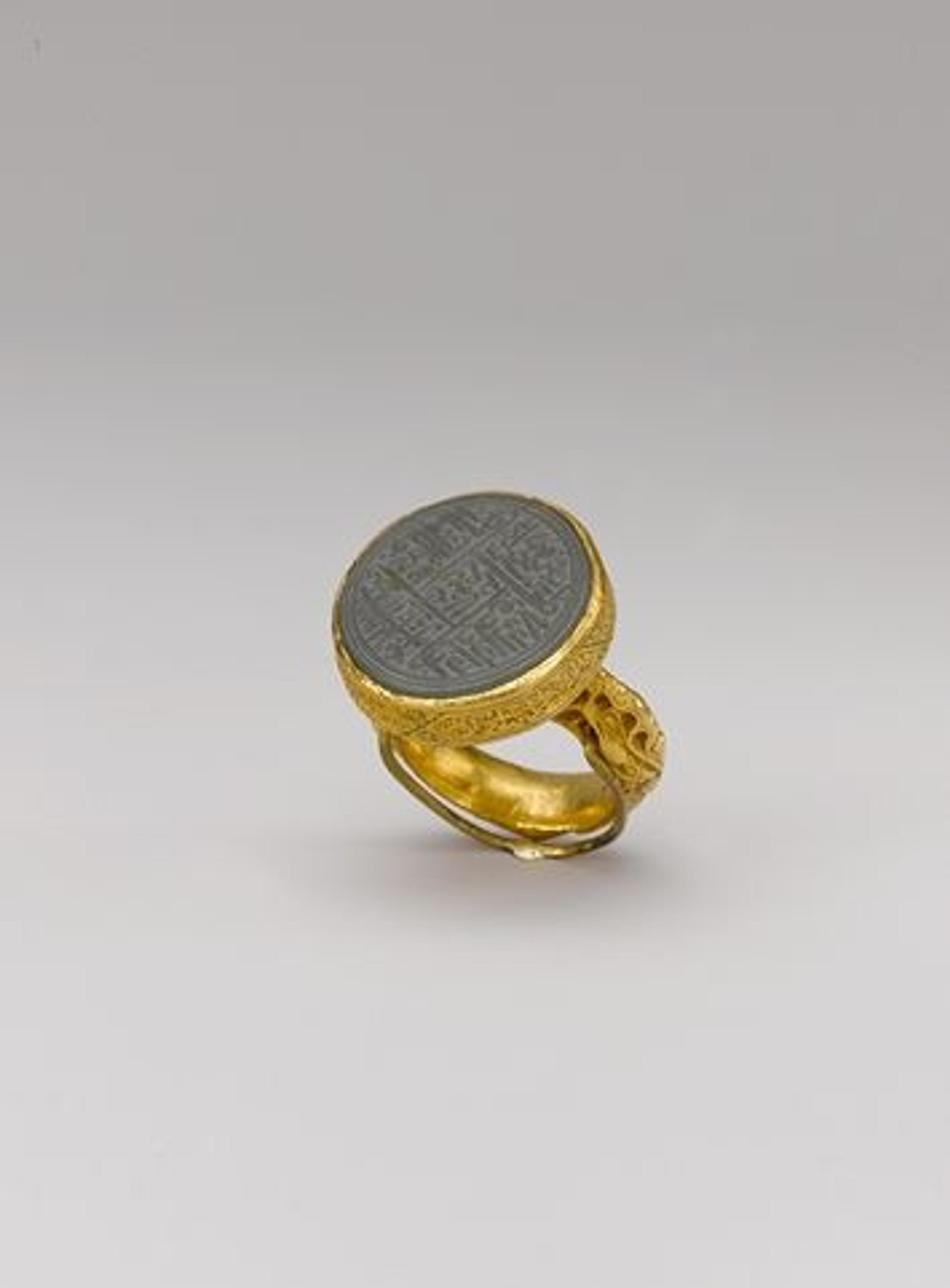 A seal ring with an inscription from late 15th–early 16th century Iran or Central Asia