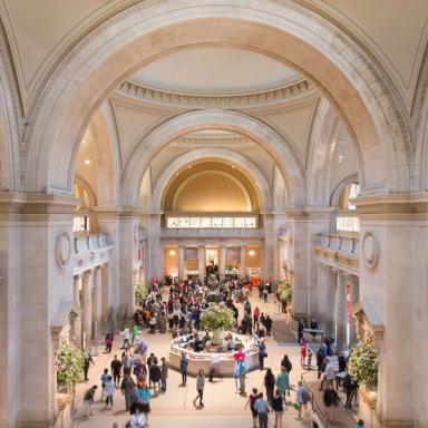 View of The Met Fifth Avenue Great Hall