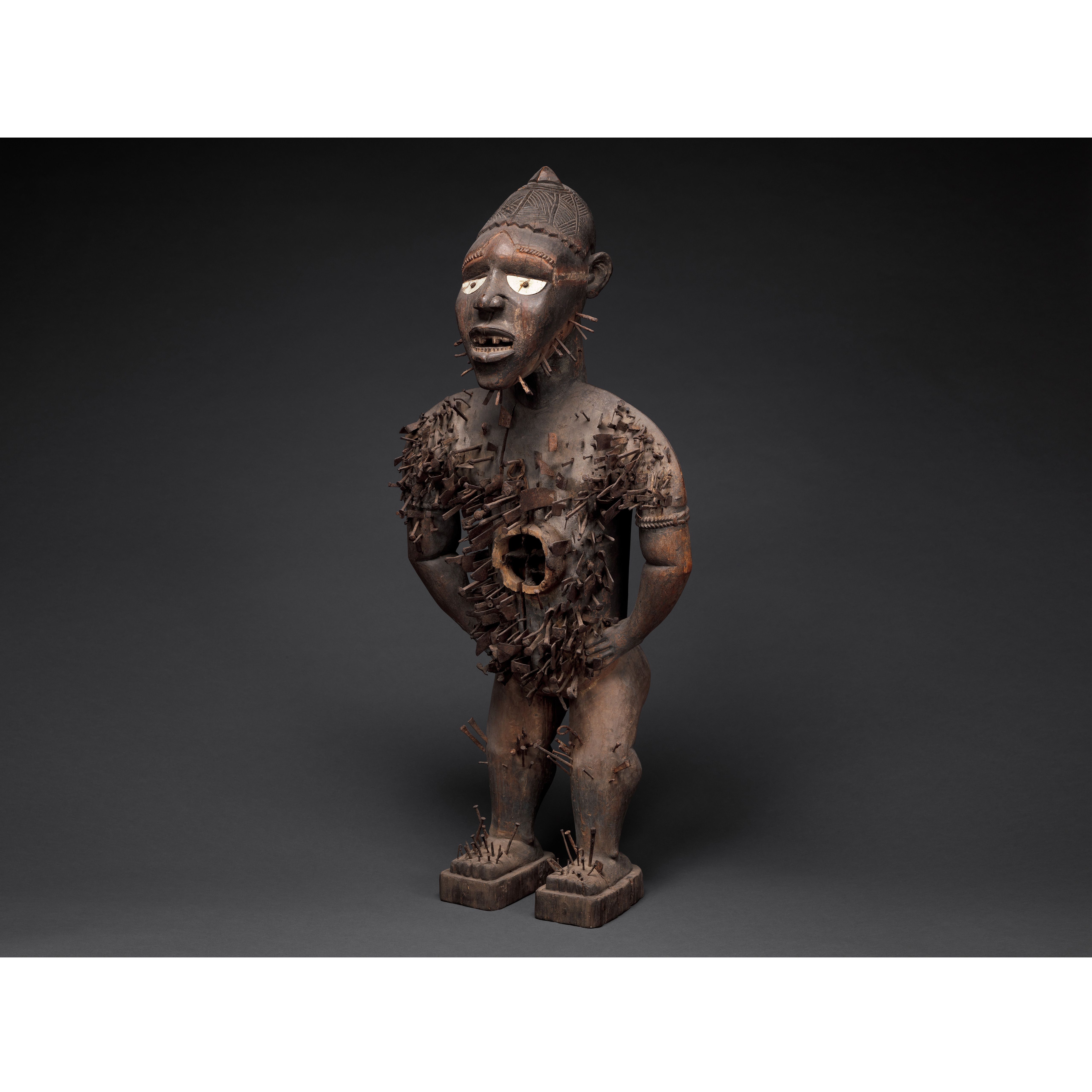 ンキシ ンコンディ像　Nkisi Nkonde Nkisi Nkondi (Power Figure) · Brooklyn Museum