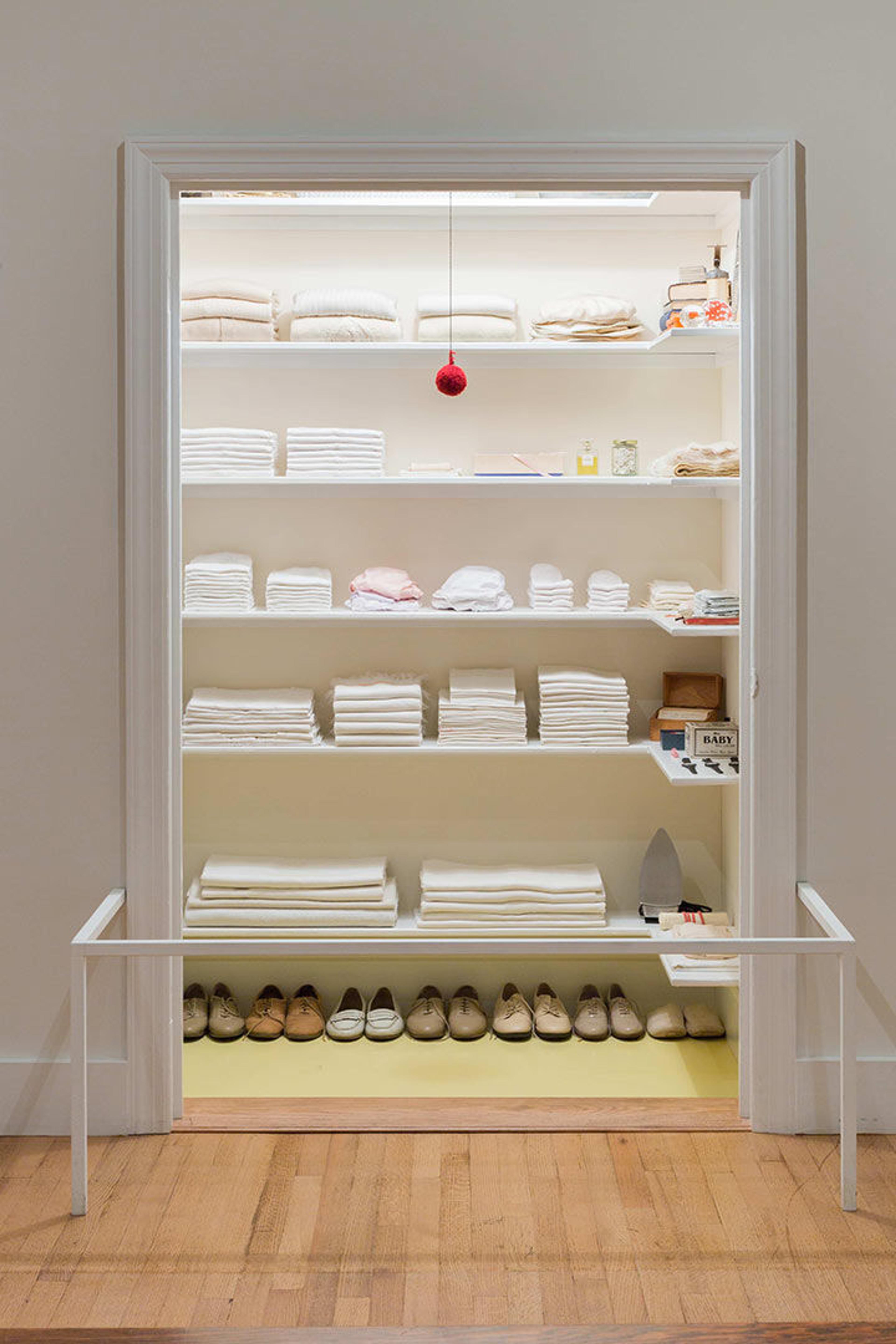 Installation view of Sara Berman's Closet