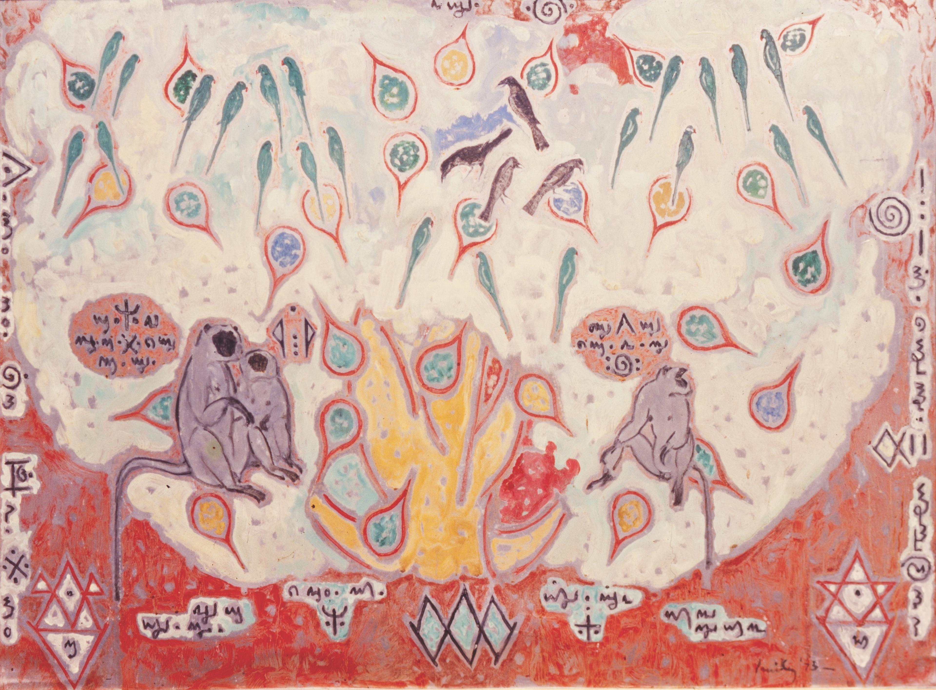 Image of book cover - KCS Paniker, Monkeys (Words and Symbols)