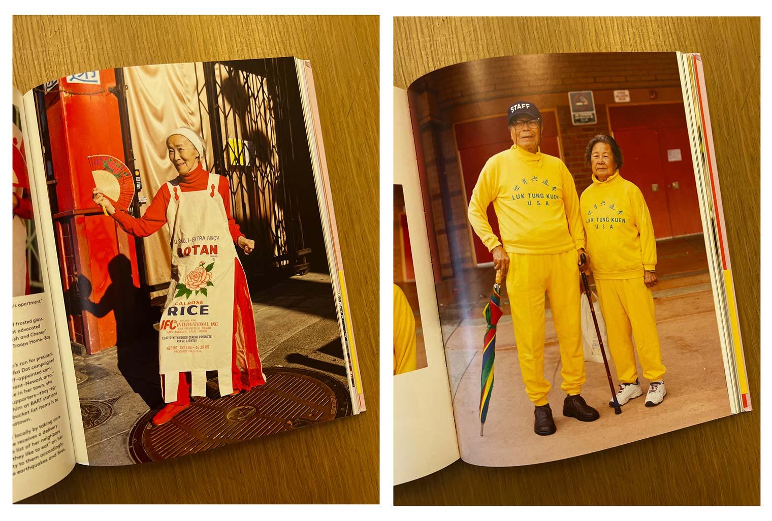 Two interior spreads of couples