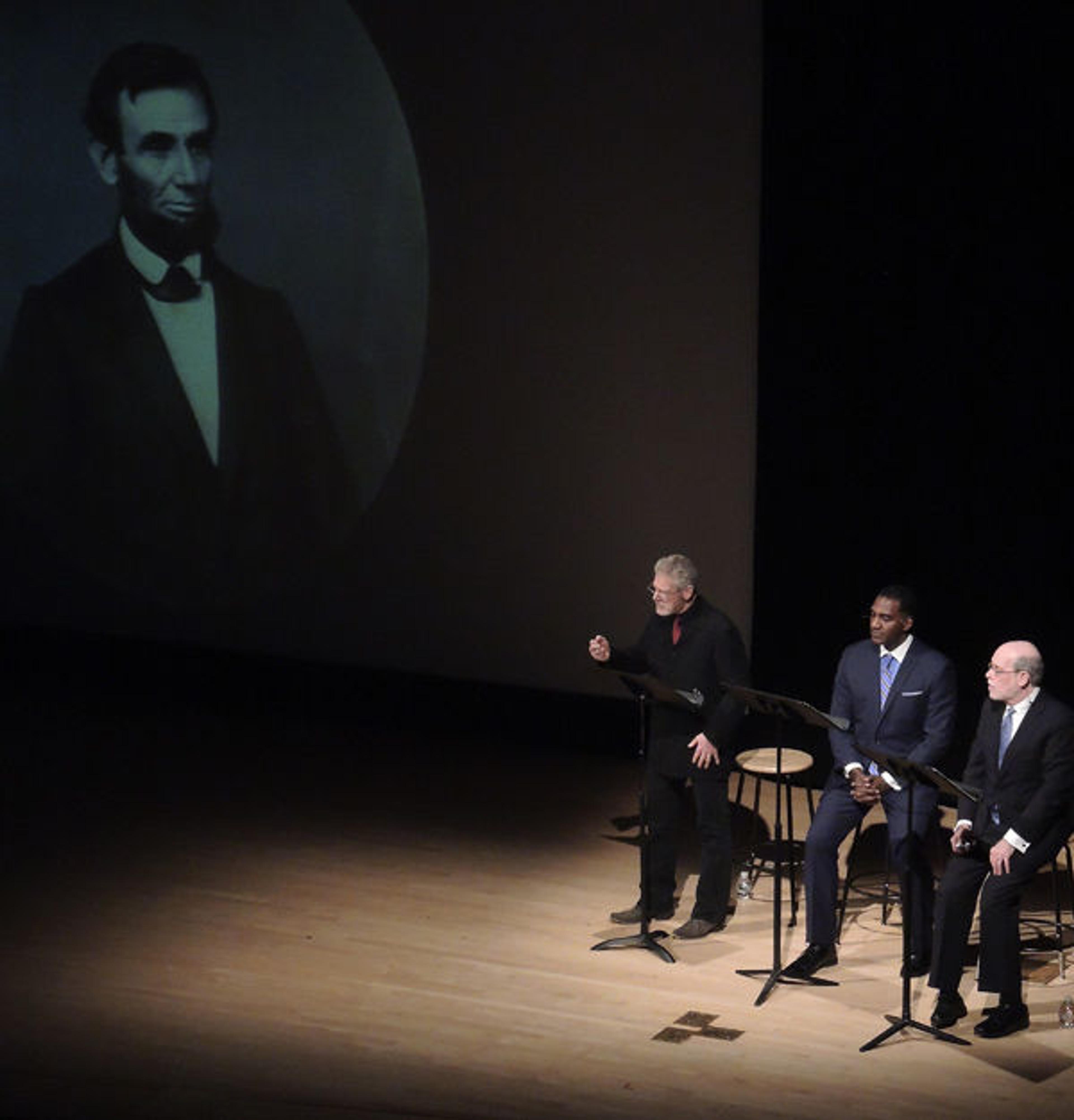 The Unknown "Lincoln-Douglass" Debate, held February 18, 2014, in the Grace Rainey Rogers Auditorium