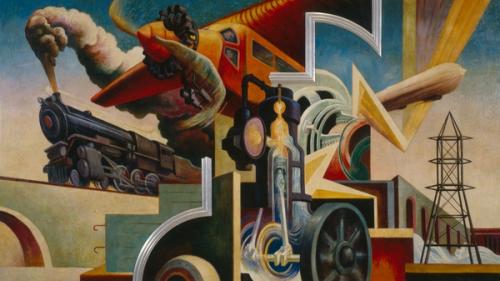 Image for Thomas Hart Benton’s _America Today_ Mural