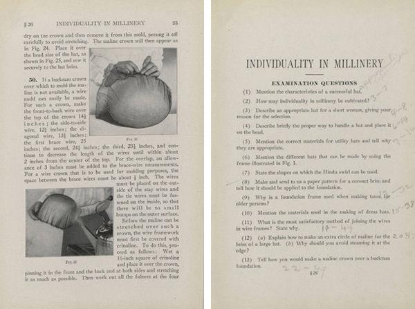 Pages from Individuality in Millinery