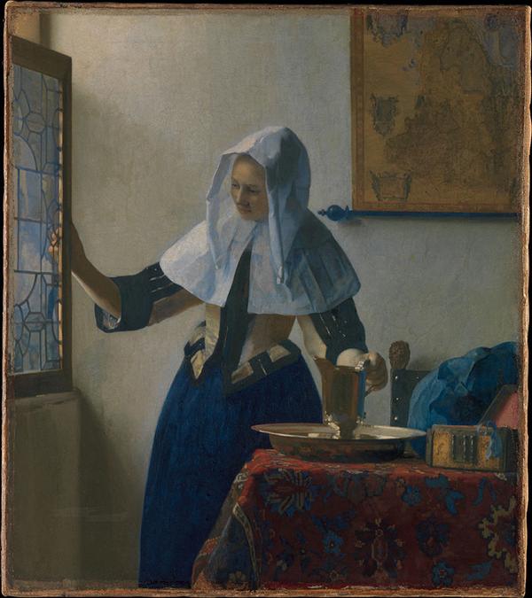 Cover Image for 5259. Johannes Vermeer, Young Woman with a Water Pitcher